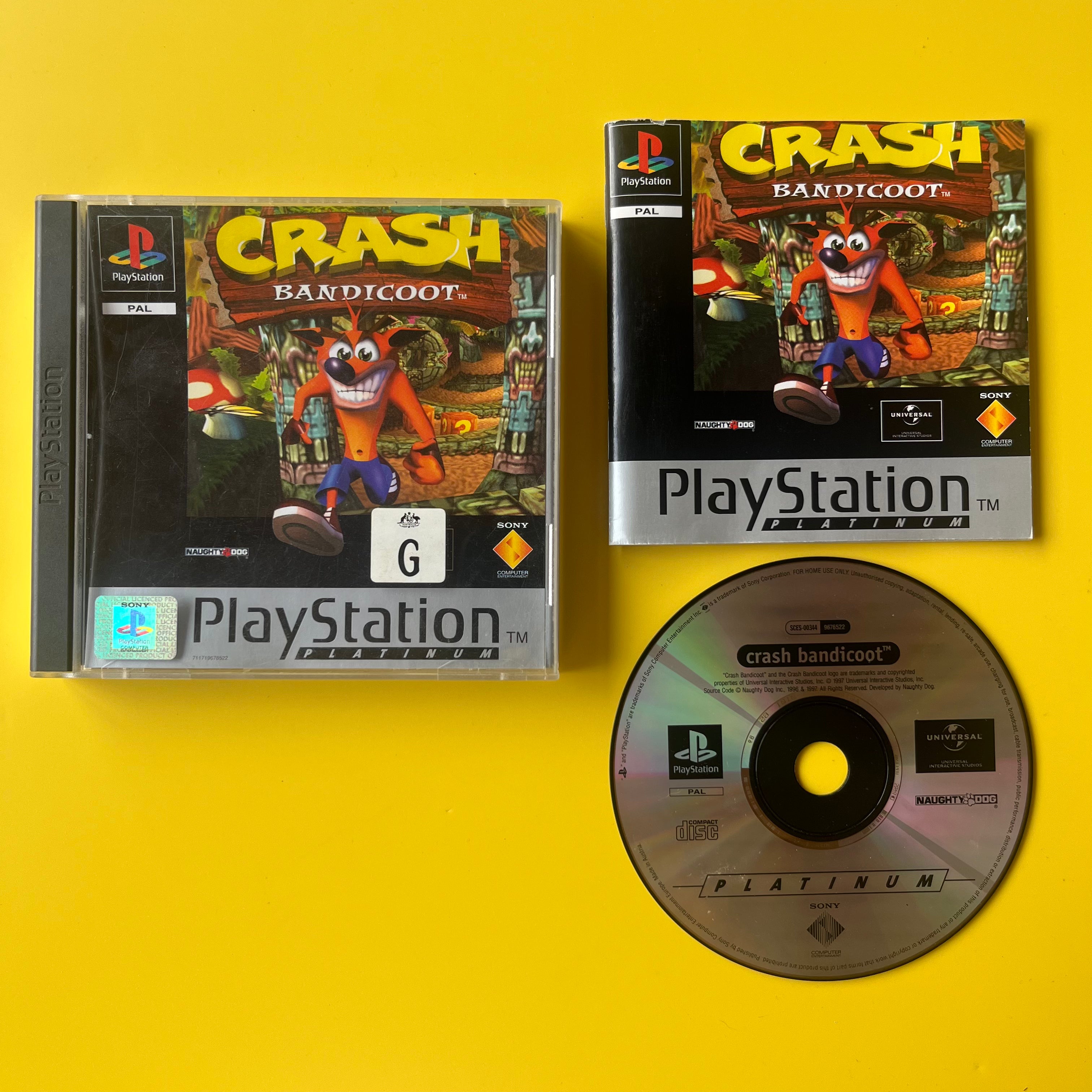 Crash bandicoot outlet ps1 for sale