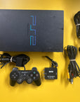 PS2 - Console - Fat - Black + HDMI Conveter