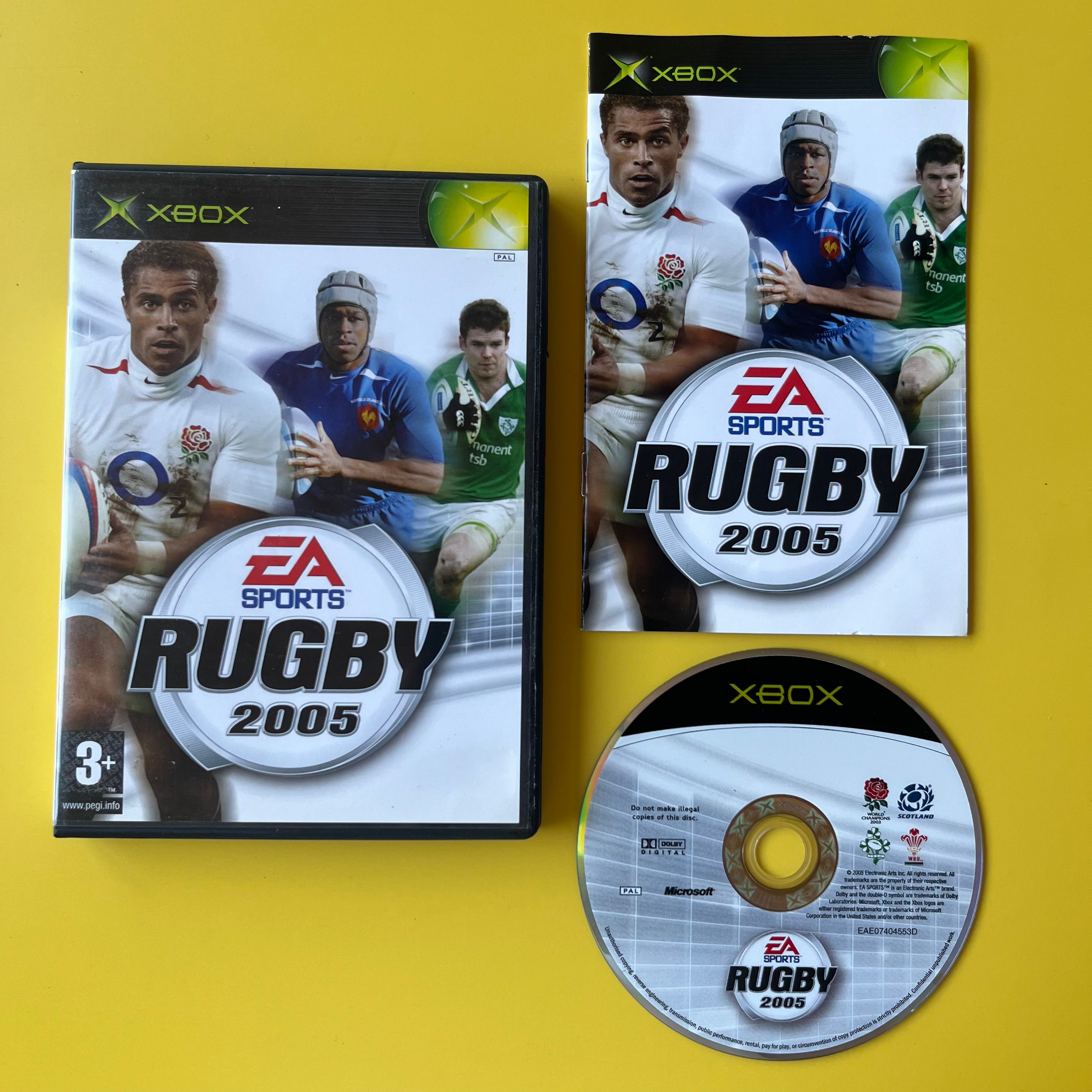 RUGBY 2005 – Jeu Xbox D'occasion En Excellent état – Compatibilité Vérifiée