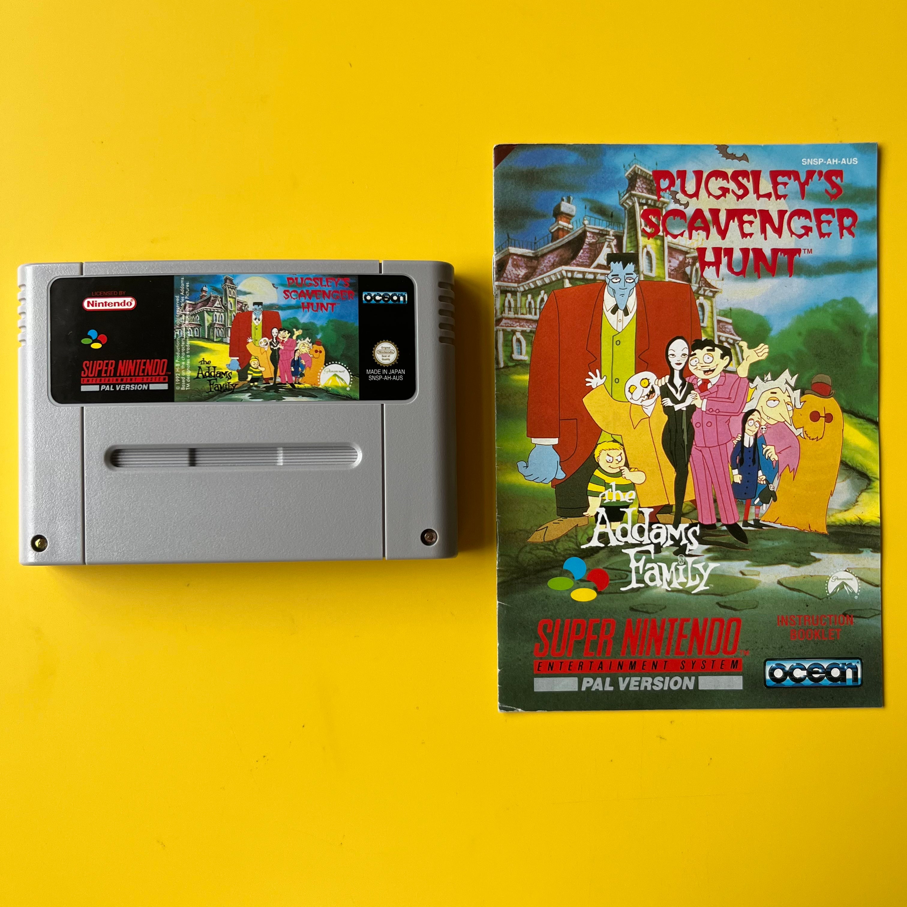 Pugsley's Scavenger Hunt Sur NES - Cartouche Seule (bon état)