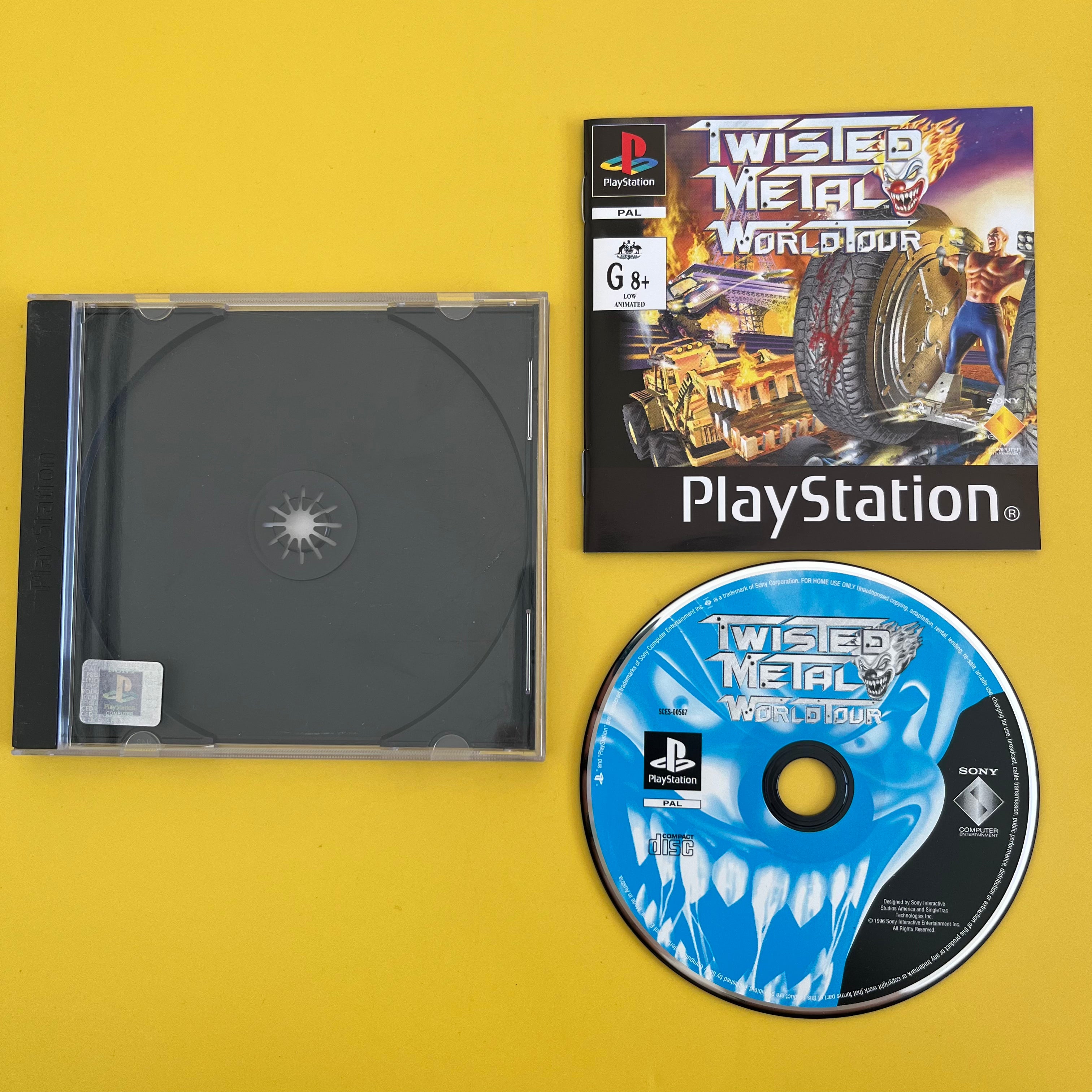 Buy PS1 Twisted Metal World Tour Online in Australia PS1