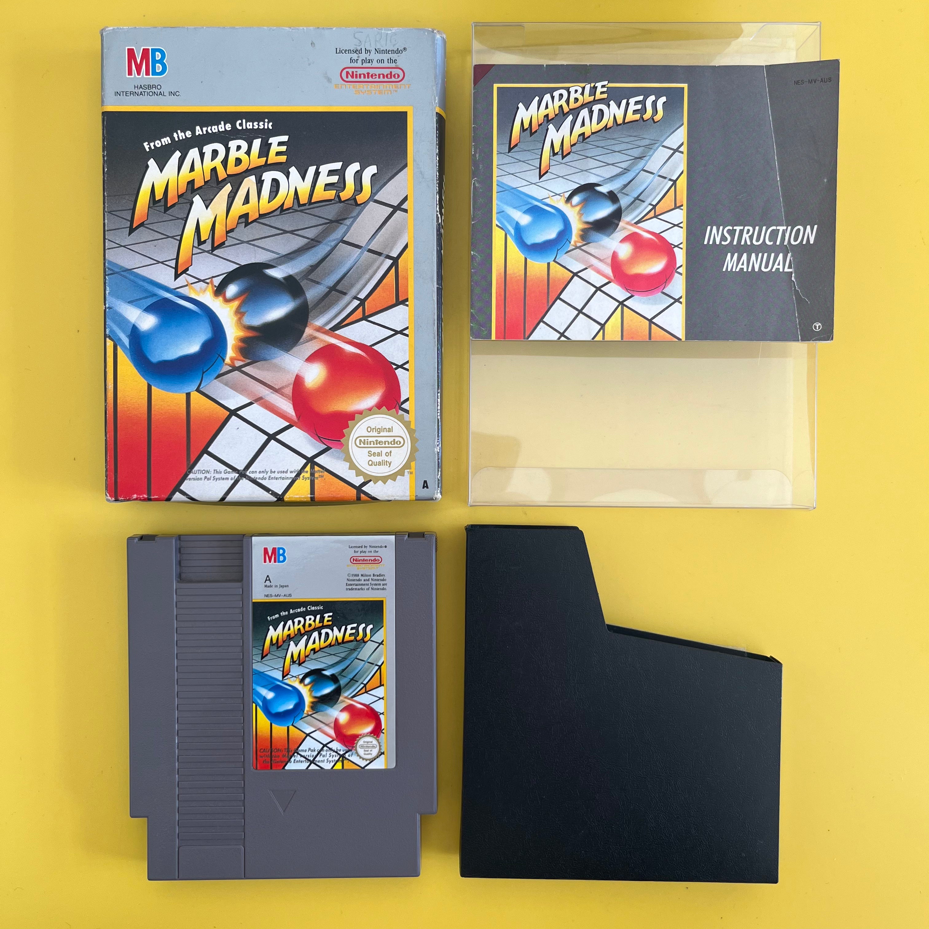 FC★MARBLE MADNESS NES 海外版★箱付・説明書付・ソフト付 Marble Madness Video Walkthrough - YouTube