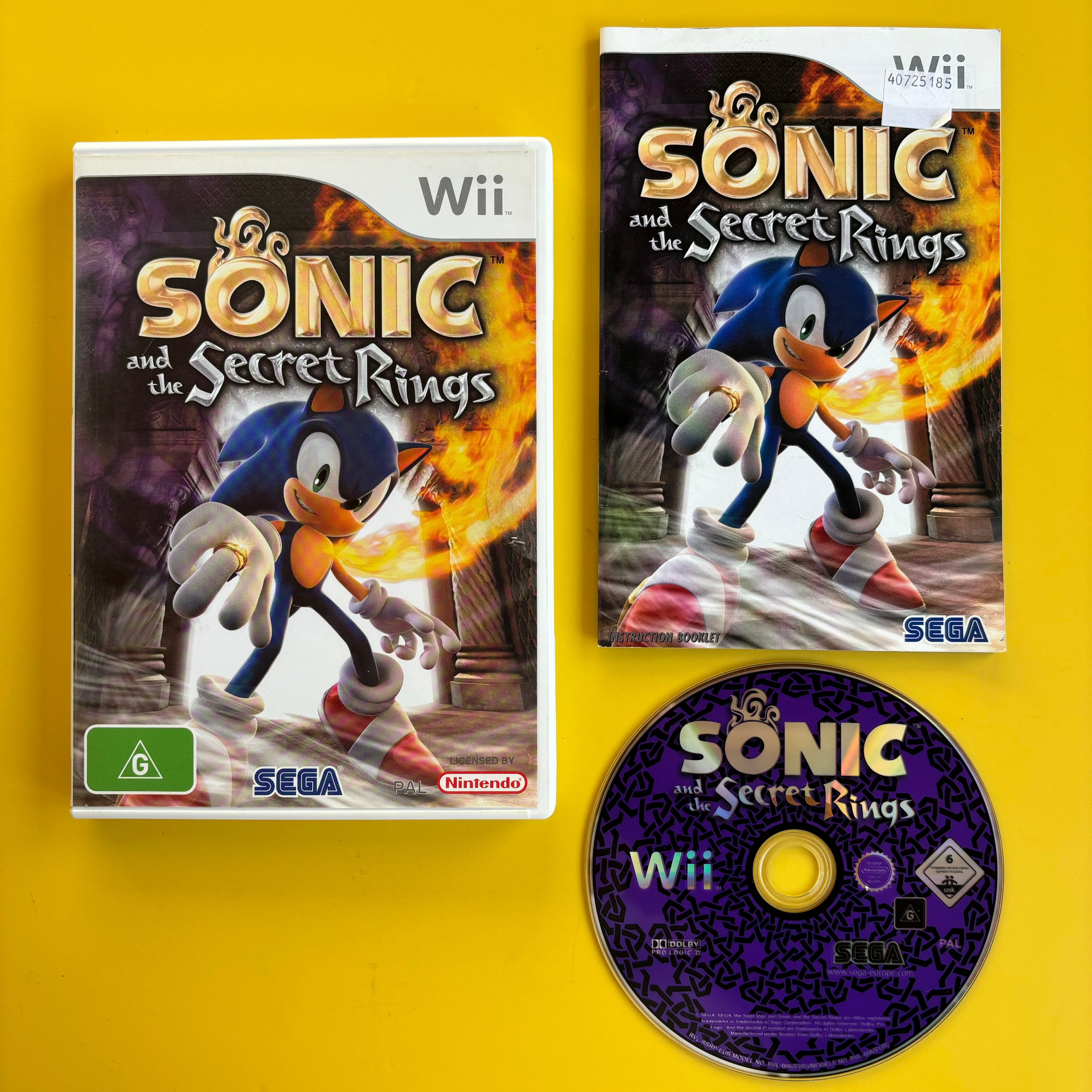 Wii - Sonic and the Secret Rings