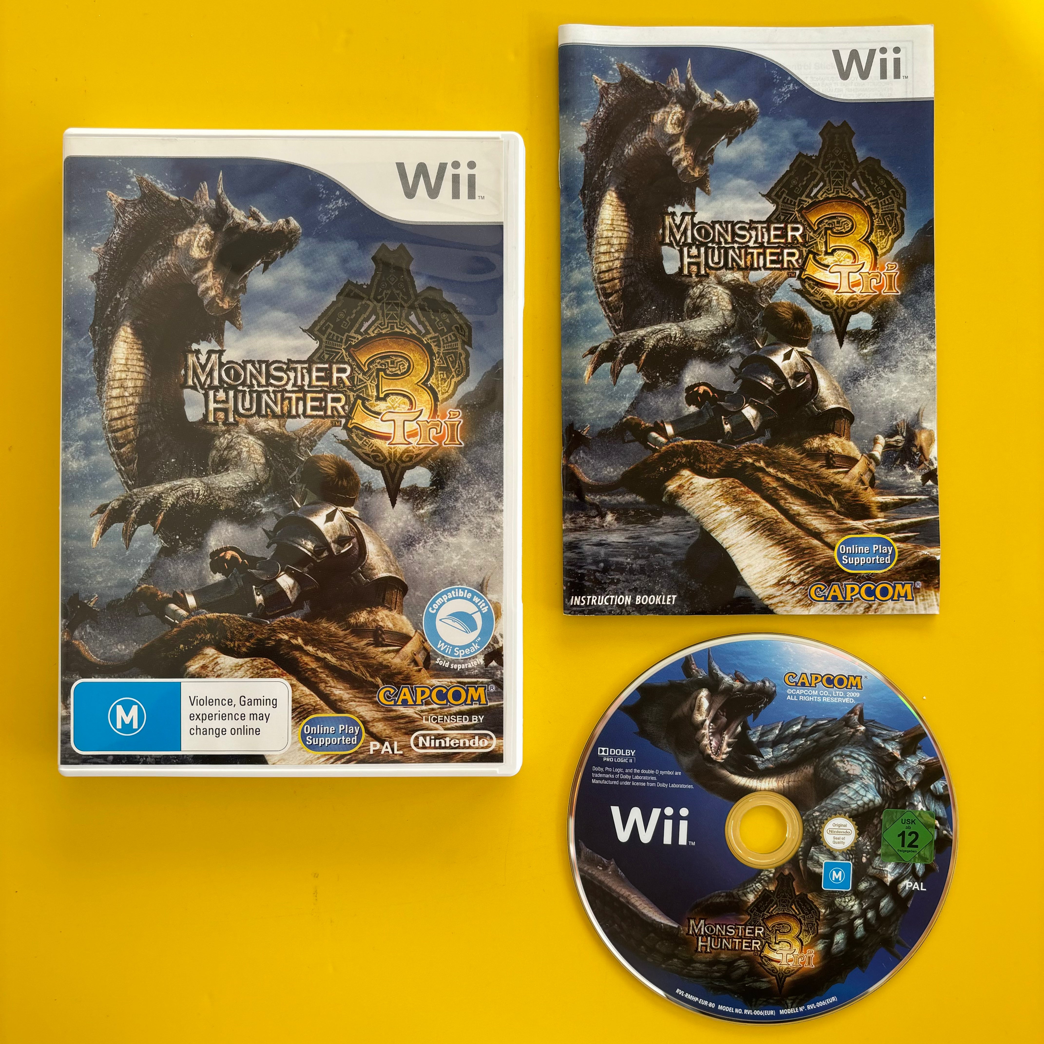 Wii - Monster Hunter 3 Tri