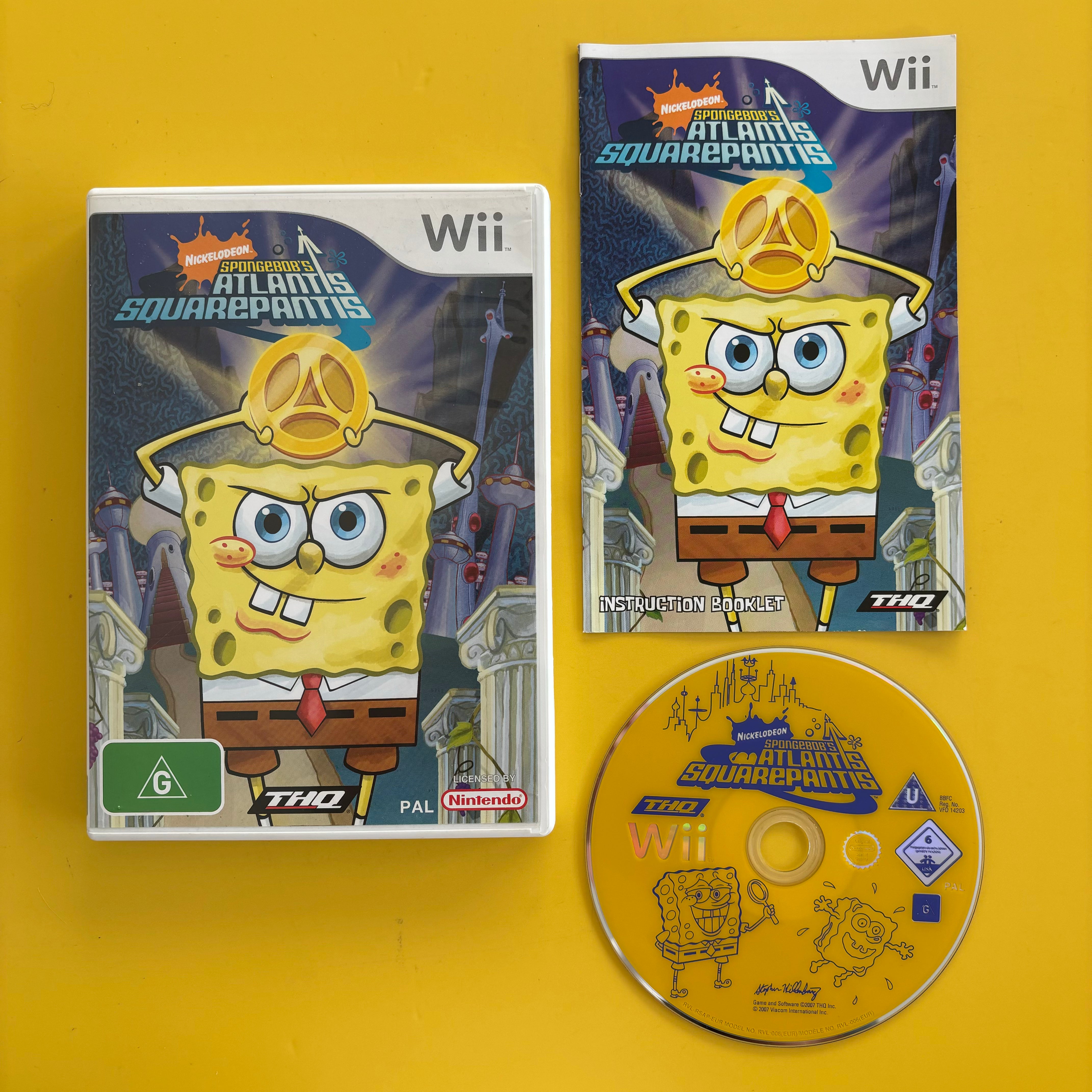 Wii - Spongebob's Atlantis Squarepantis