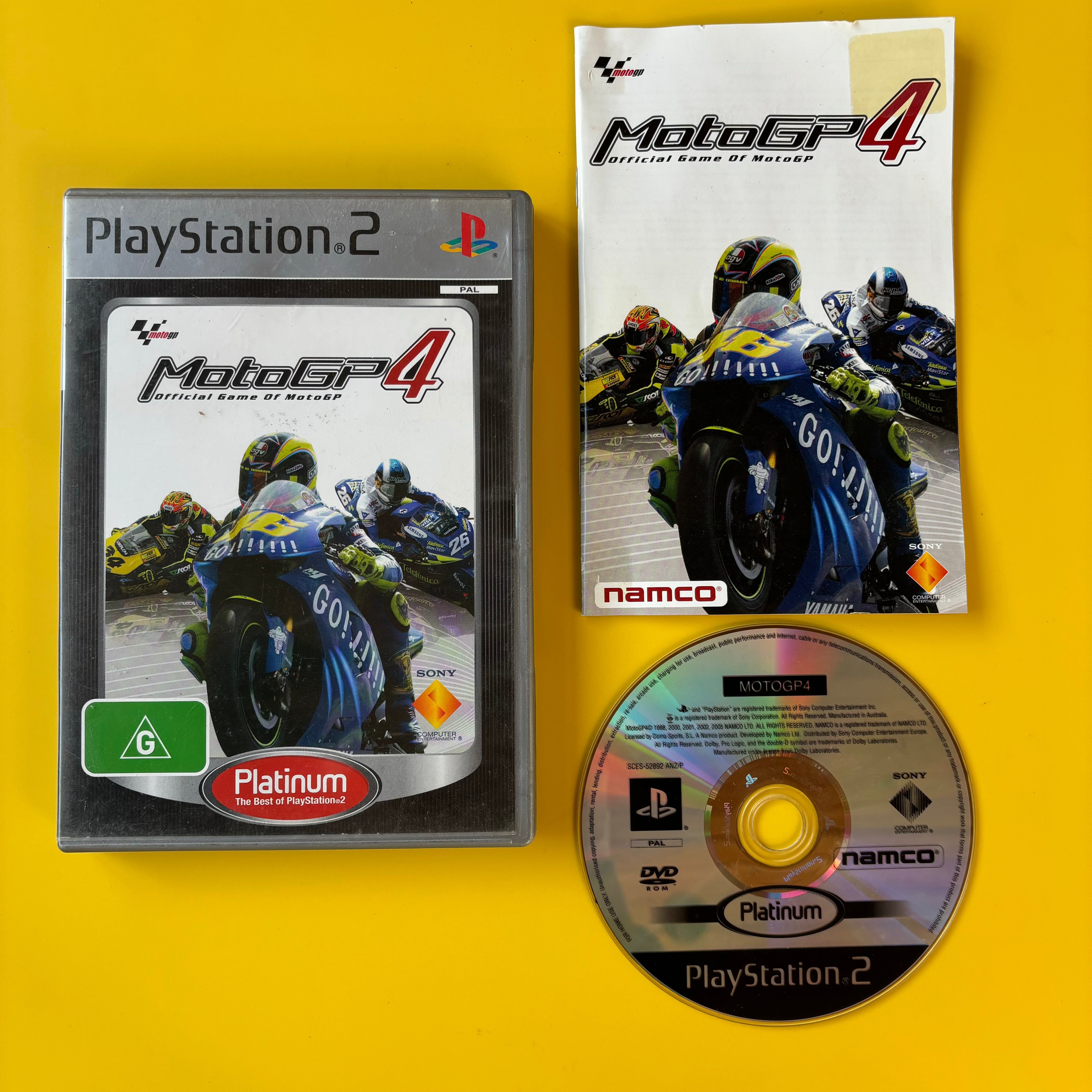 Moto gp 4 ps2 : Achat occasion | Jeux vidéo Bon état PS2