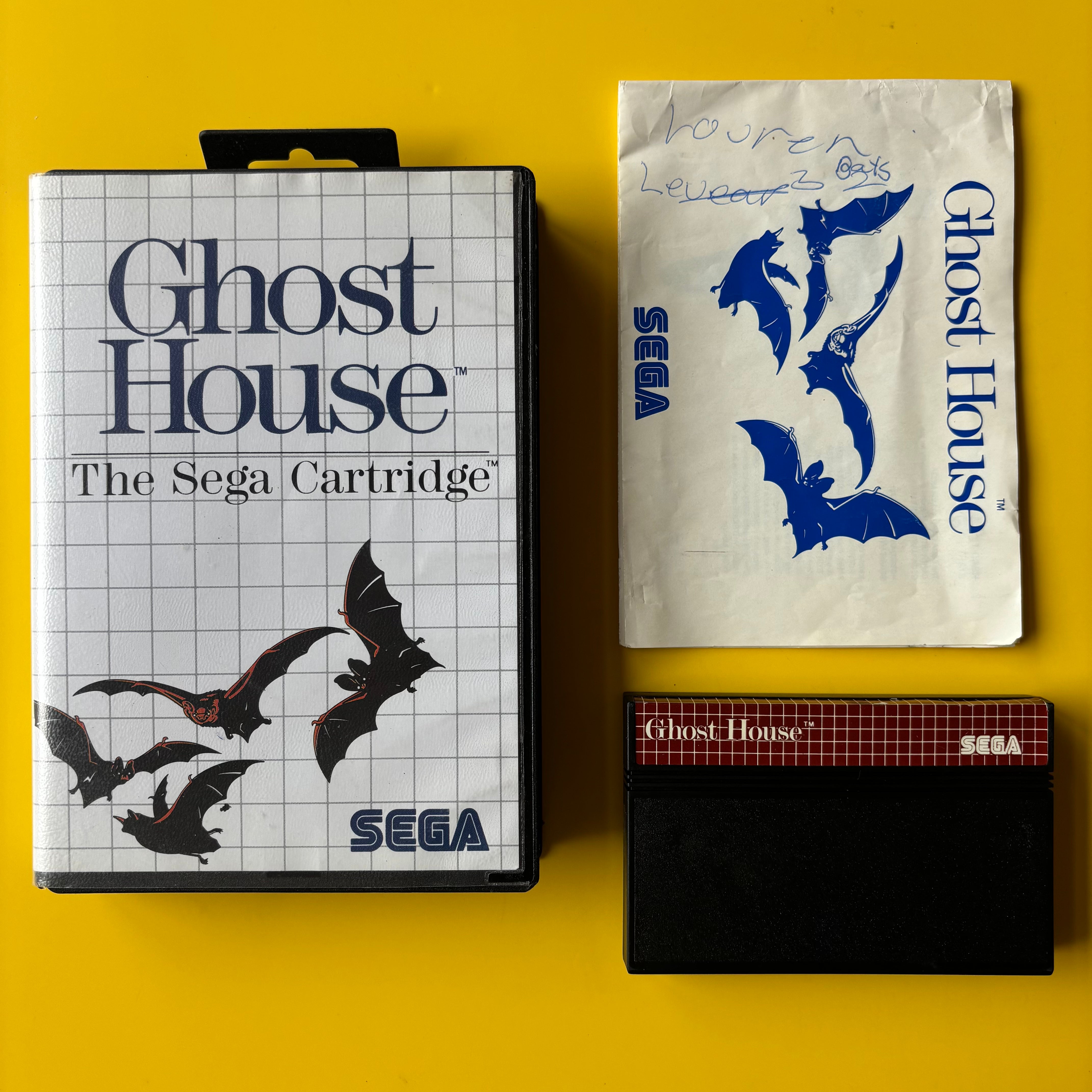 Ghost House : The Sega Card sur Master System Jeu Video