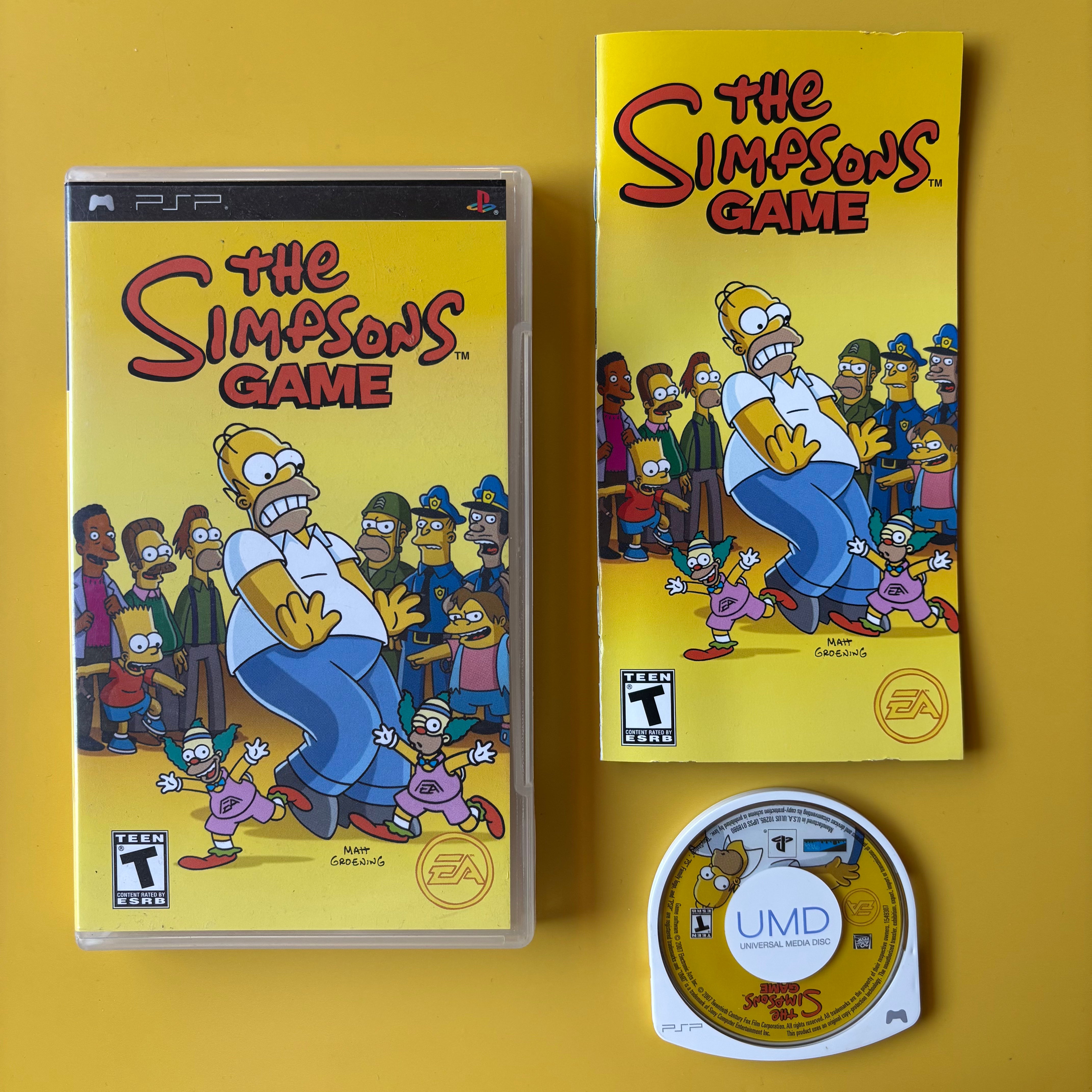 PSP - The Simpsons Game