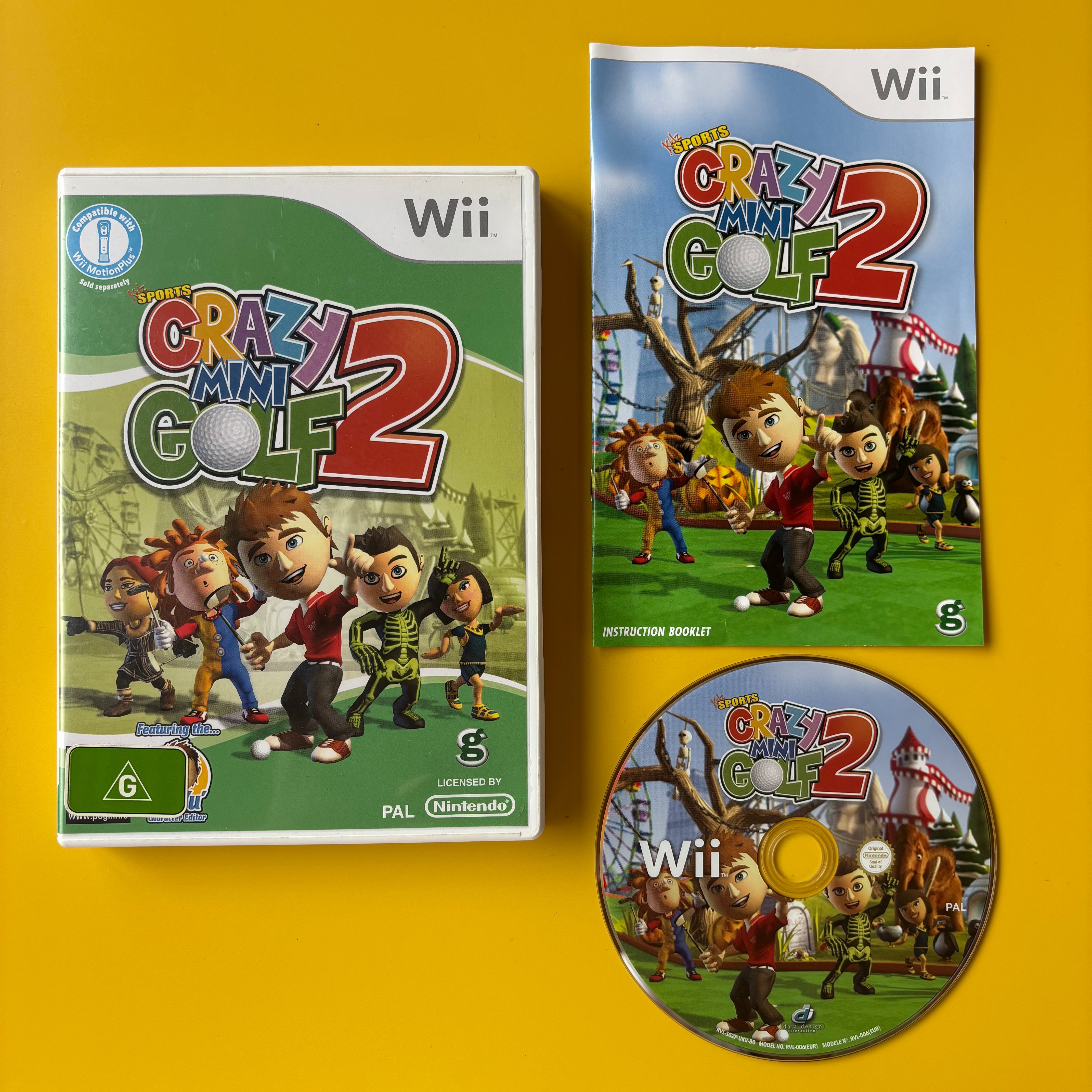 Wii - Kidz Sports Crazy Mini Golf 2