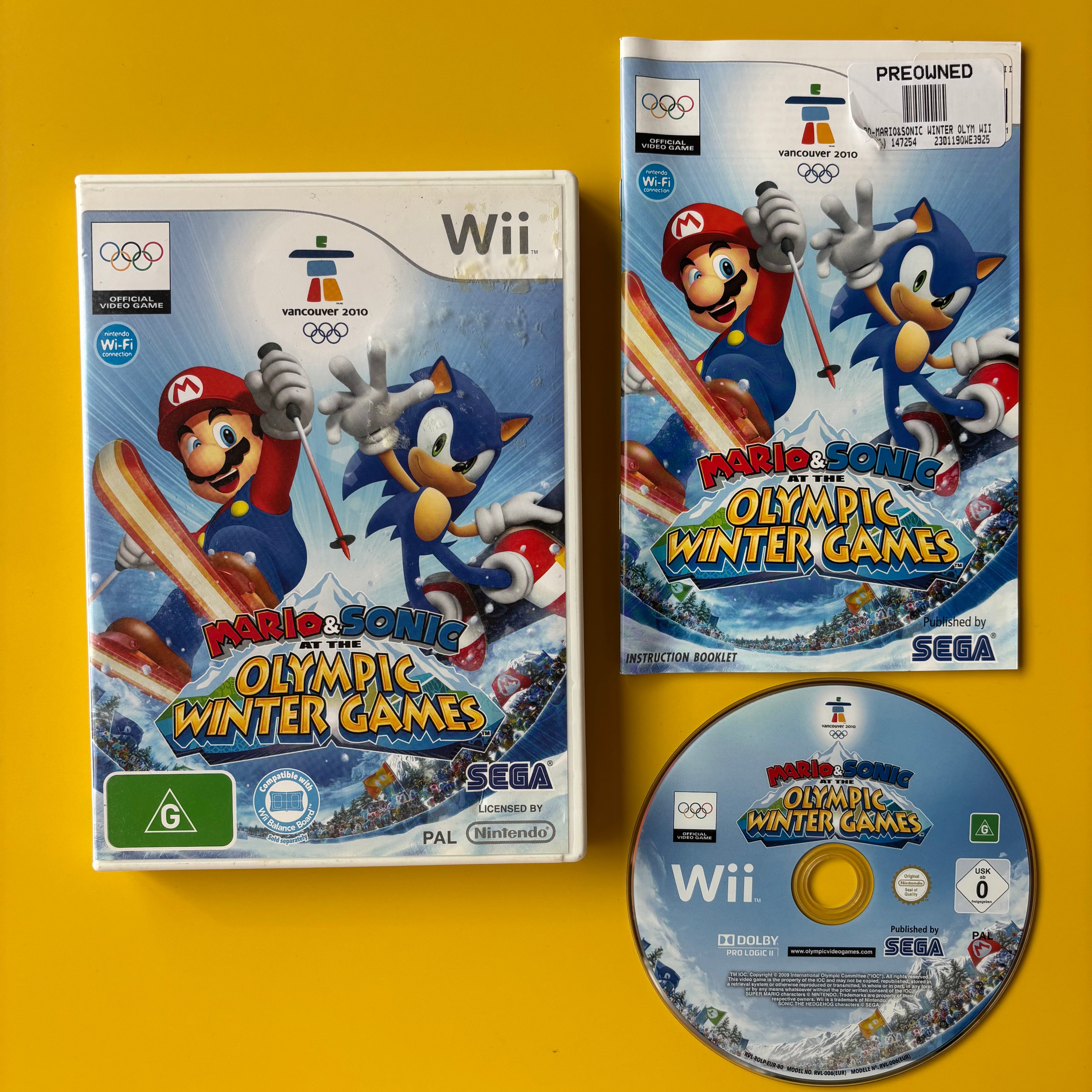 Wii - Mario & Sonic at the Olympic Winter Games