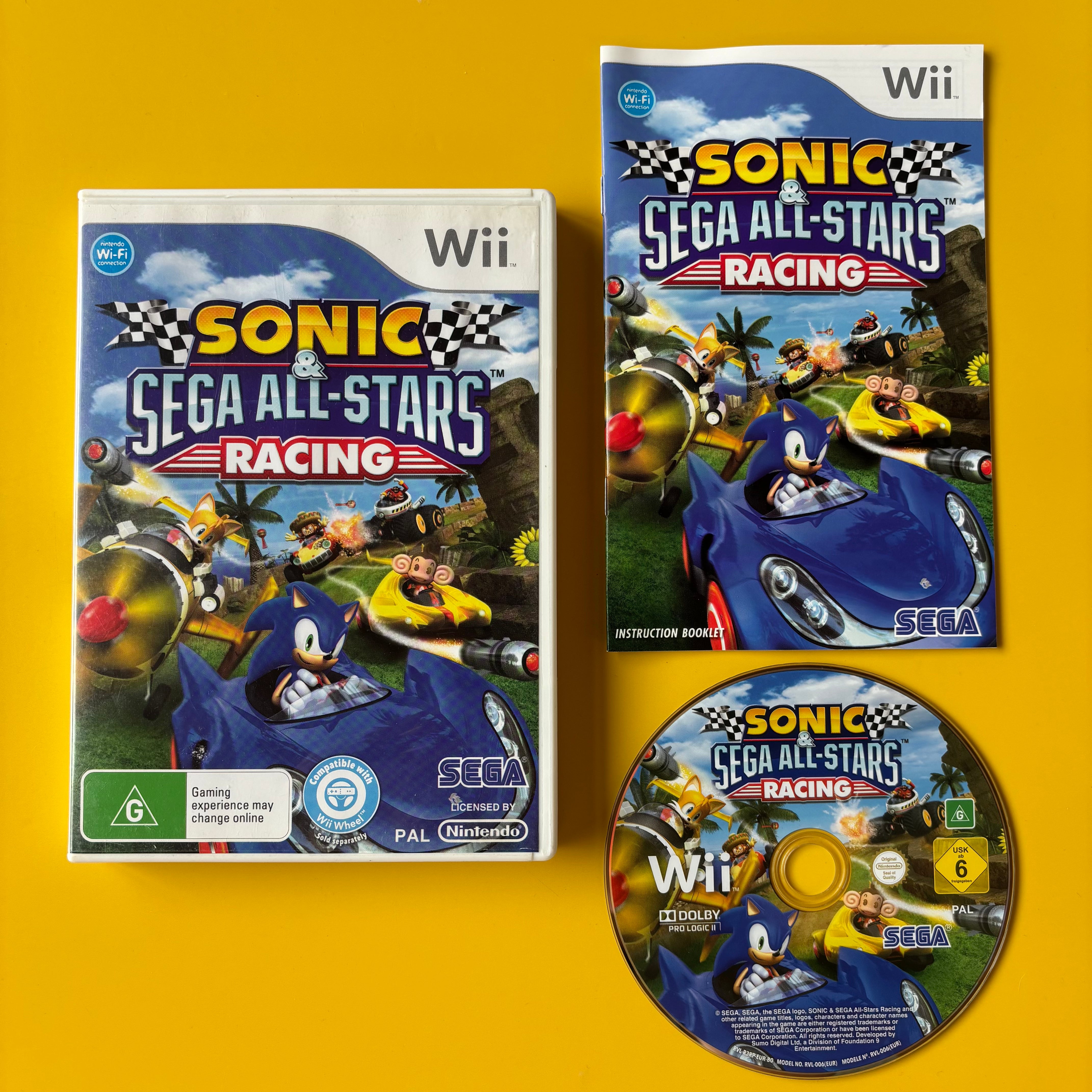 Wii - Sonic & SEGA All Stars Racing