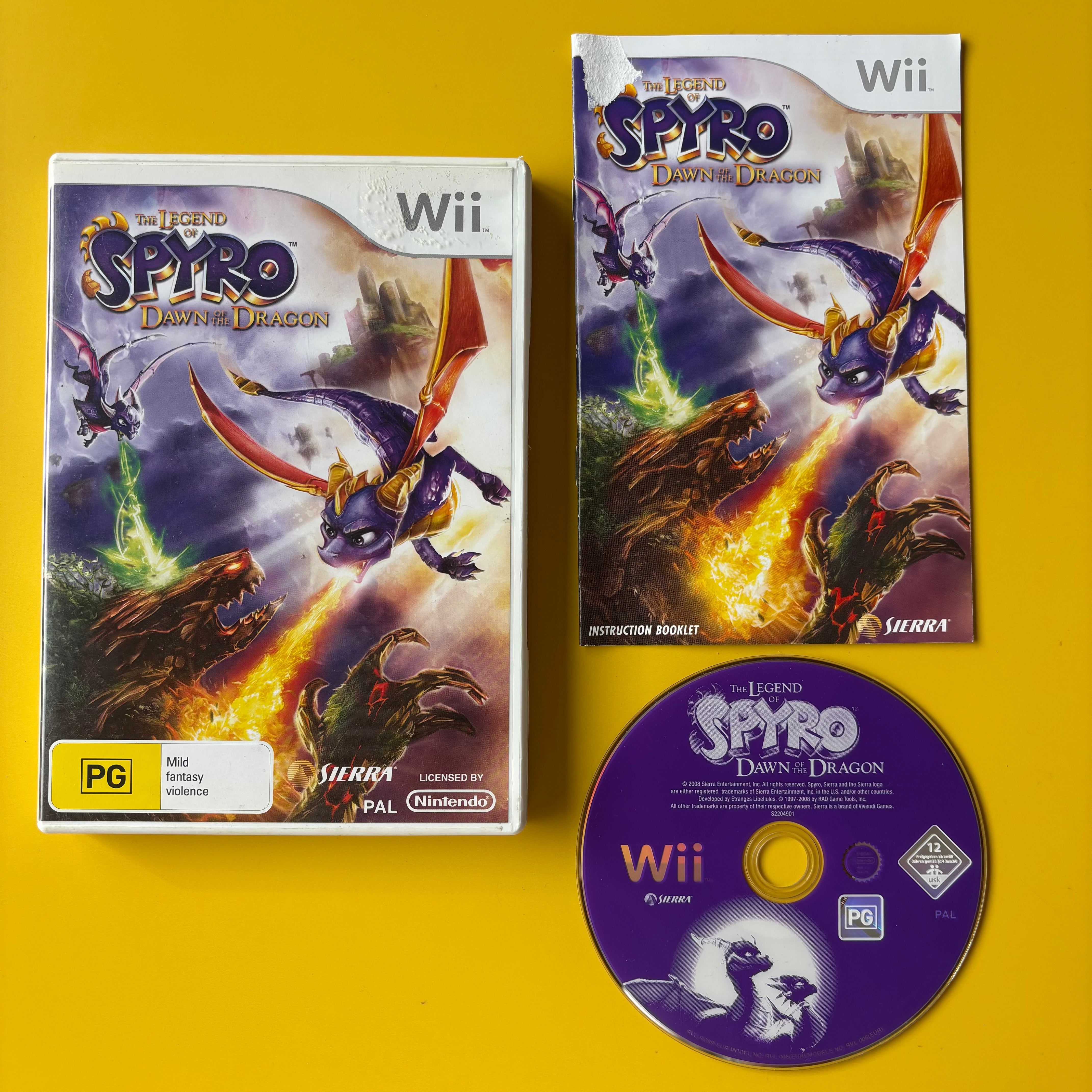 Wii - The Legend of Spyro Dawn of the Dragon