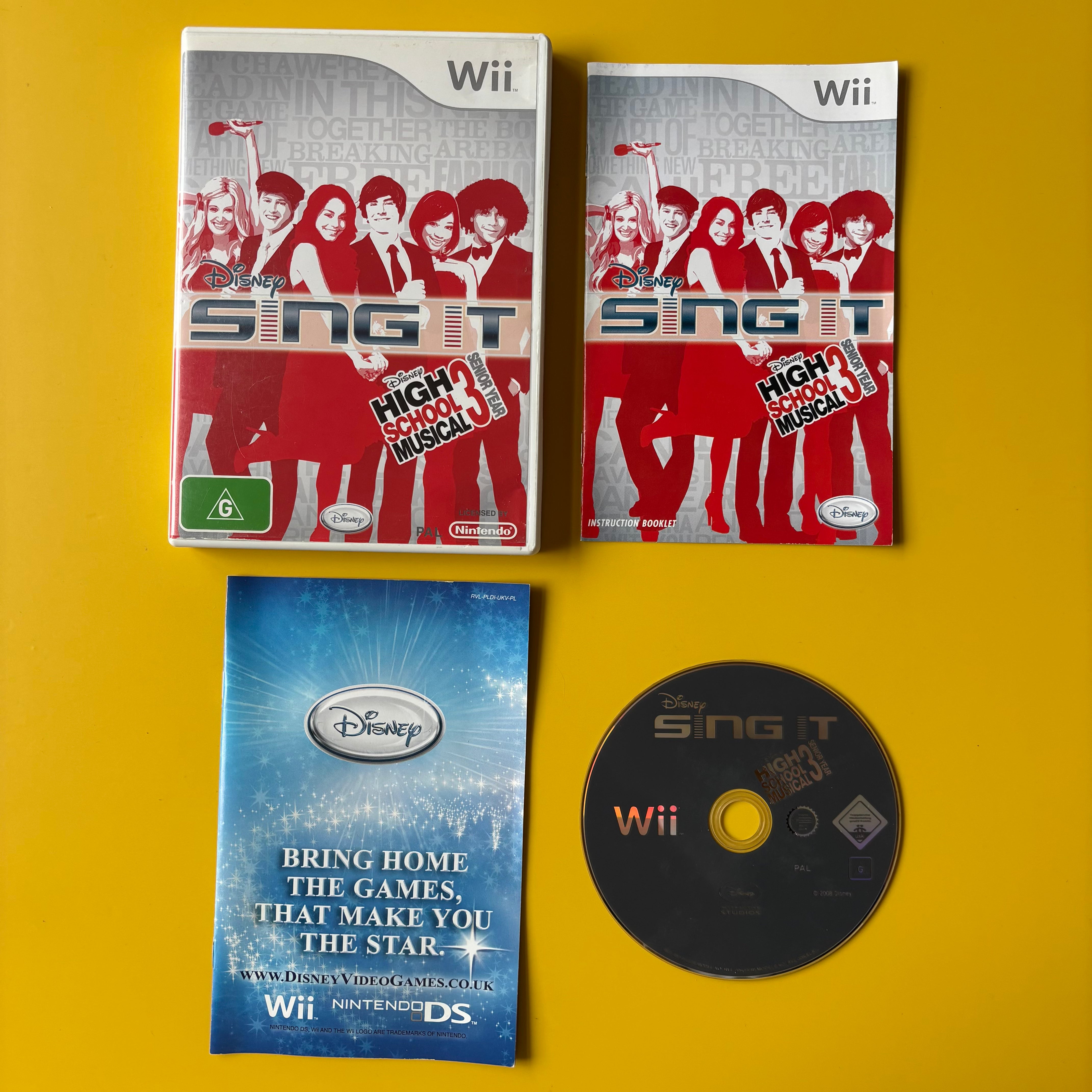 Wii - Disney Sing It High School Musical 3