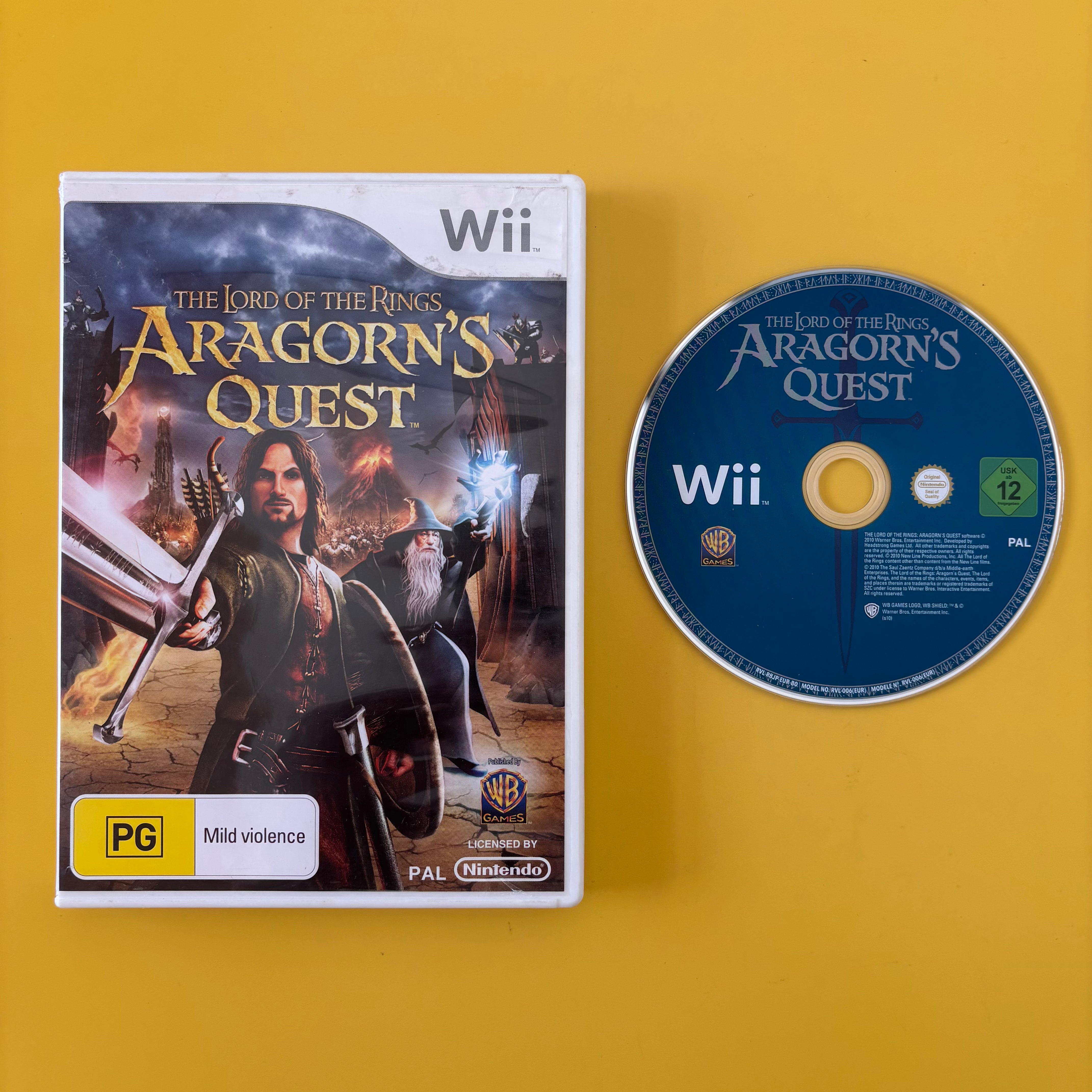 Wii - The Lord of the Rings Aragorn's Quest