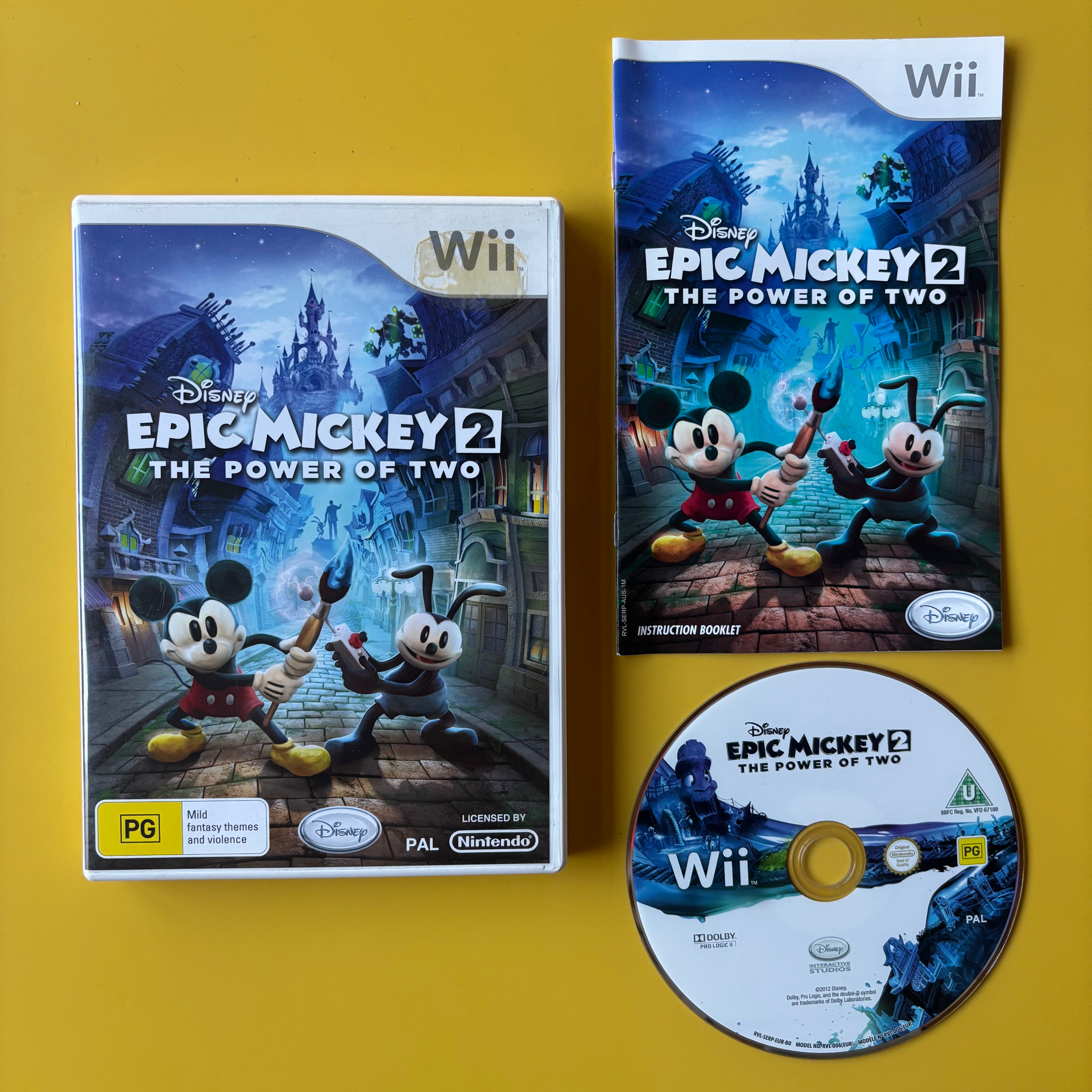 Wii - Disney's Epic Mickey 2 The Power of Two