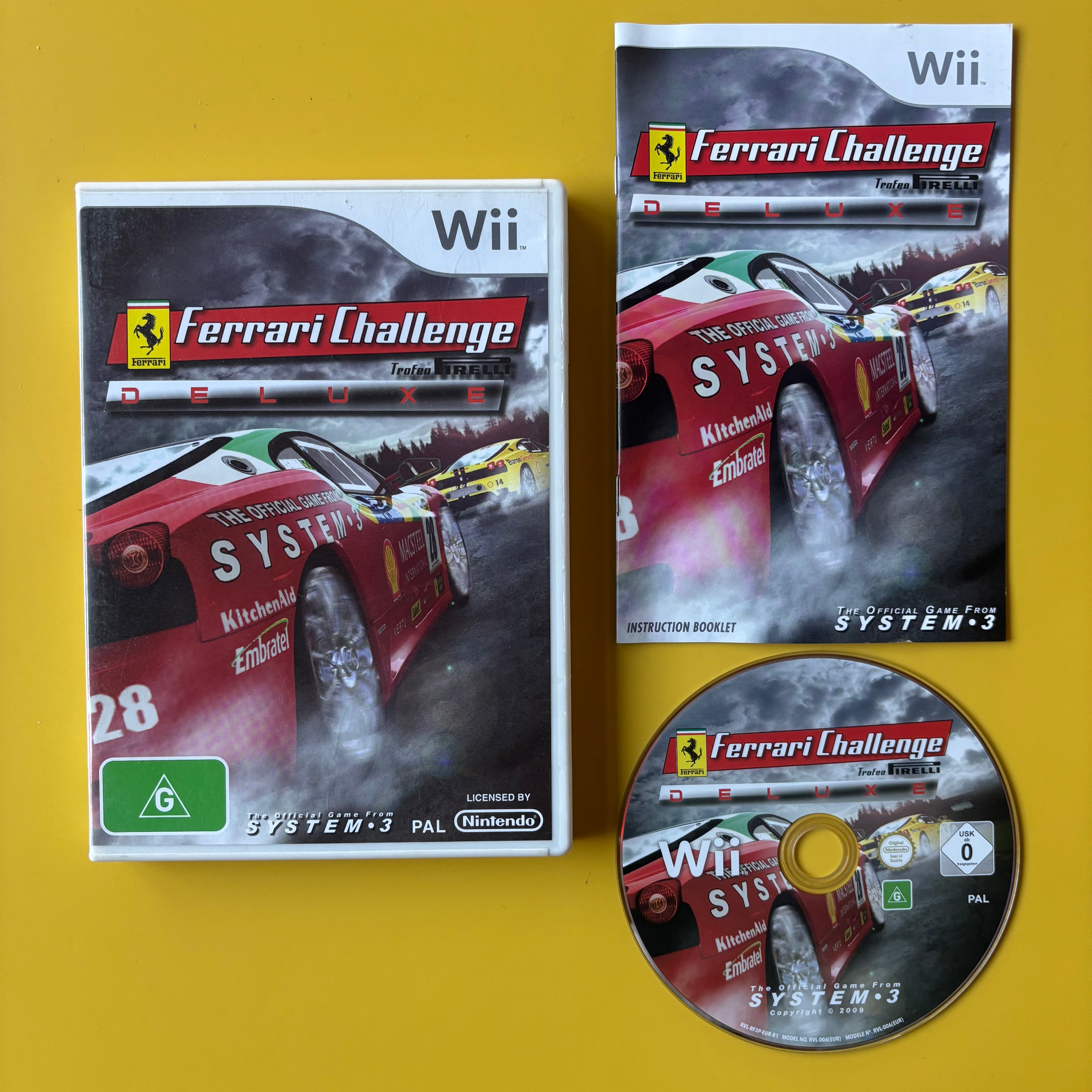 Wii - Ferrari Challenge Deluxe