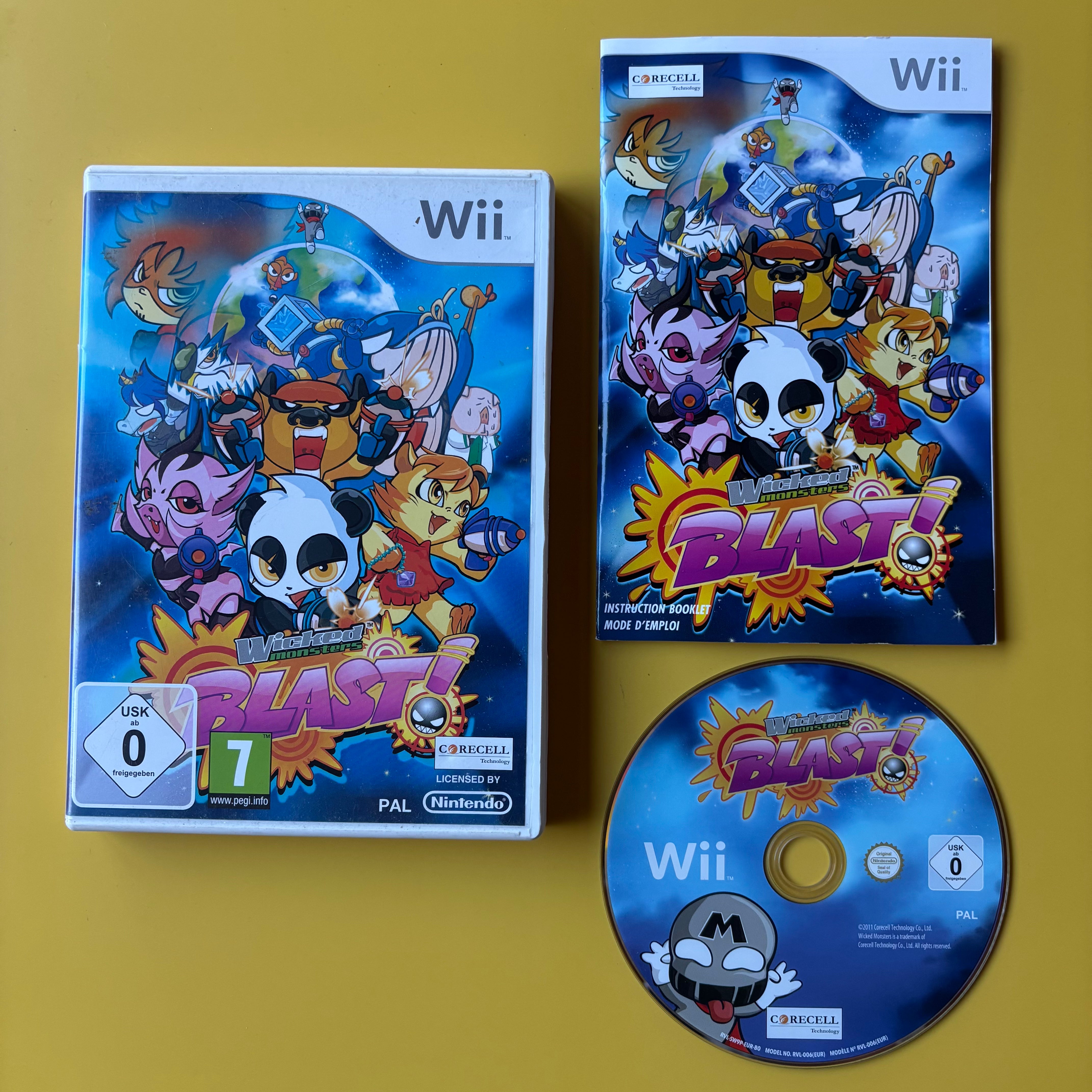 Wii - Wicked Monsters Blast!