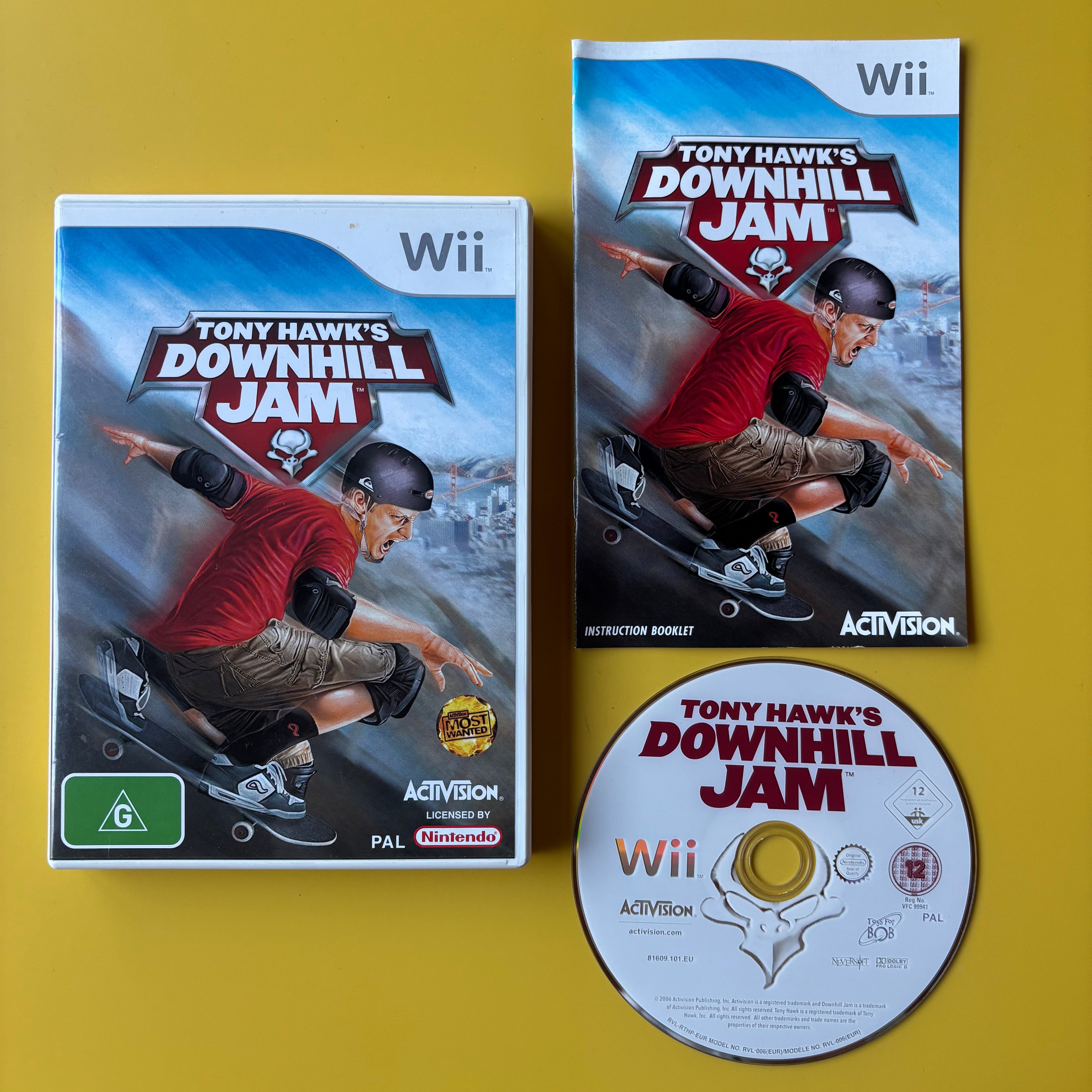 Wii - Tony Hawk's Downhill Jam