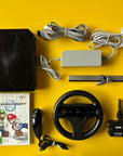 Wii - Console + HDMI + Wheel + Mario Kart