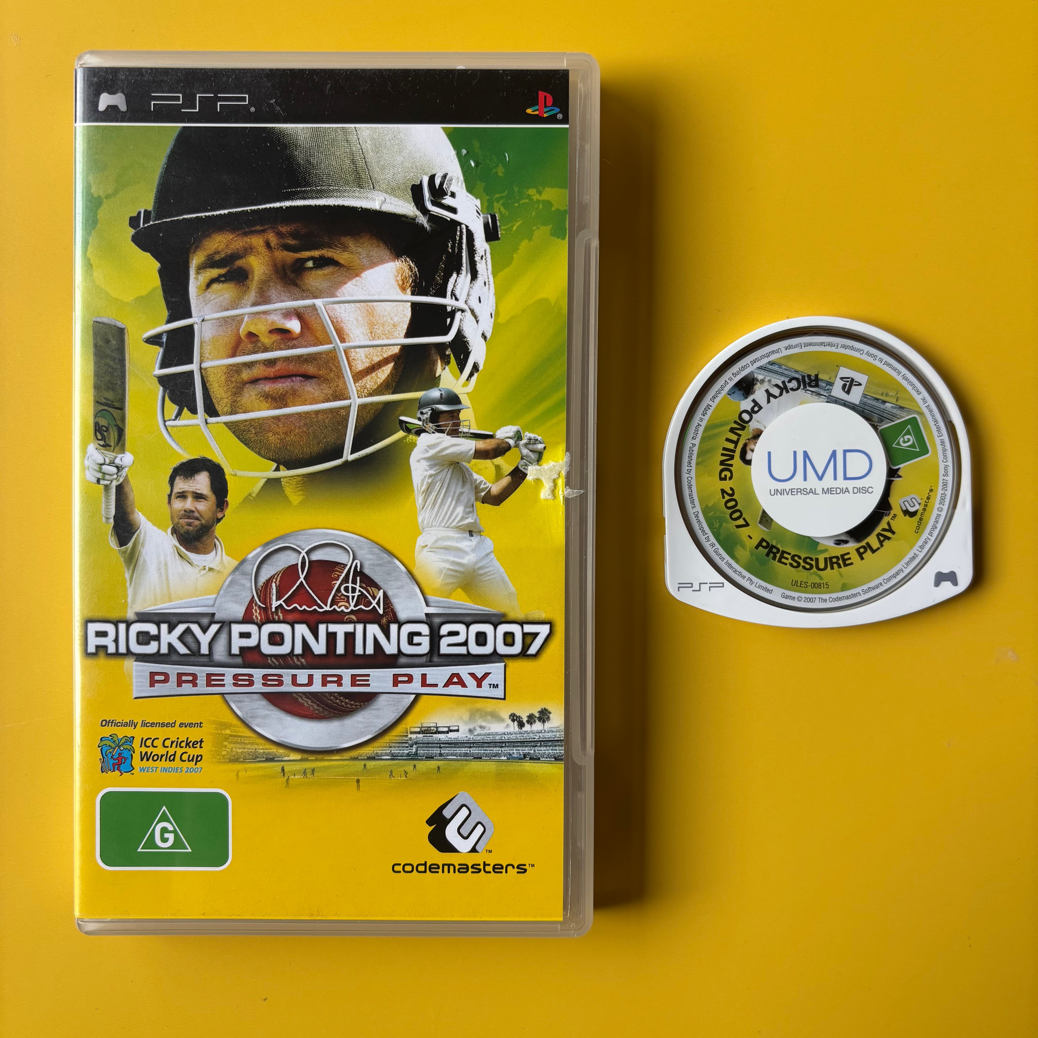 PSP - Ricky Ponting 2007 Pressure Play