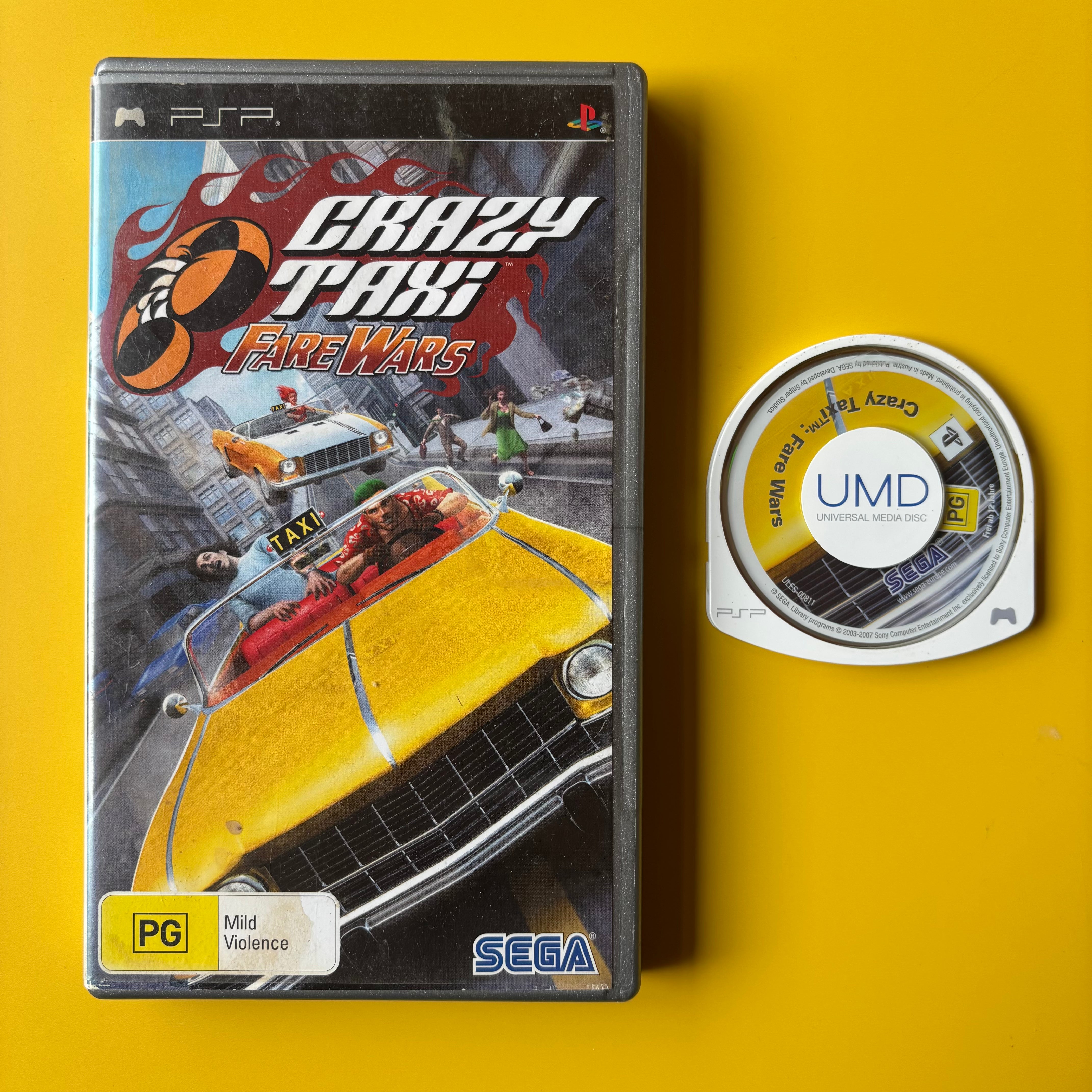 PSP - Crazy Taxi Fare Wars