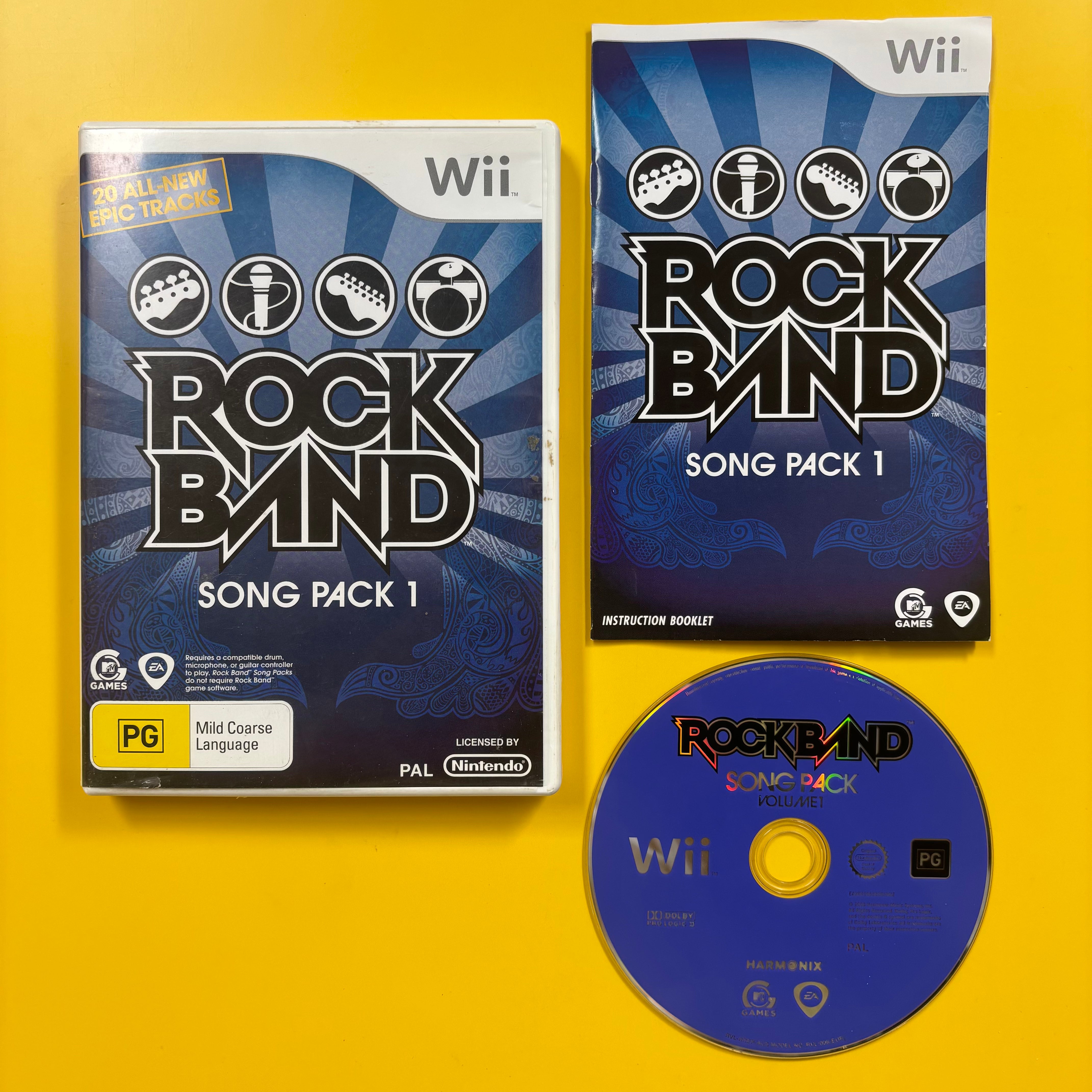 Wii - Rock Band Song Pack 1