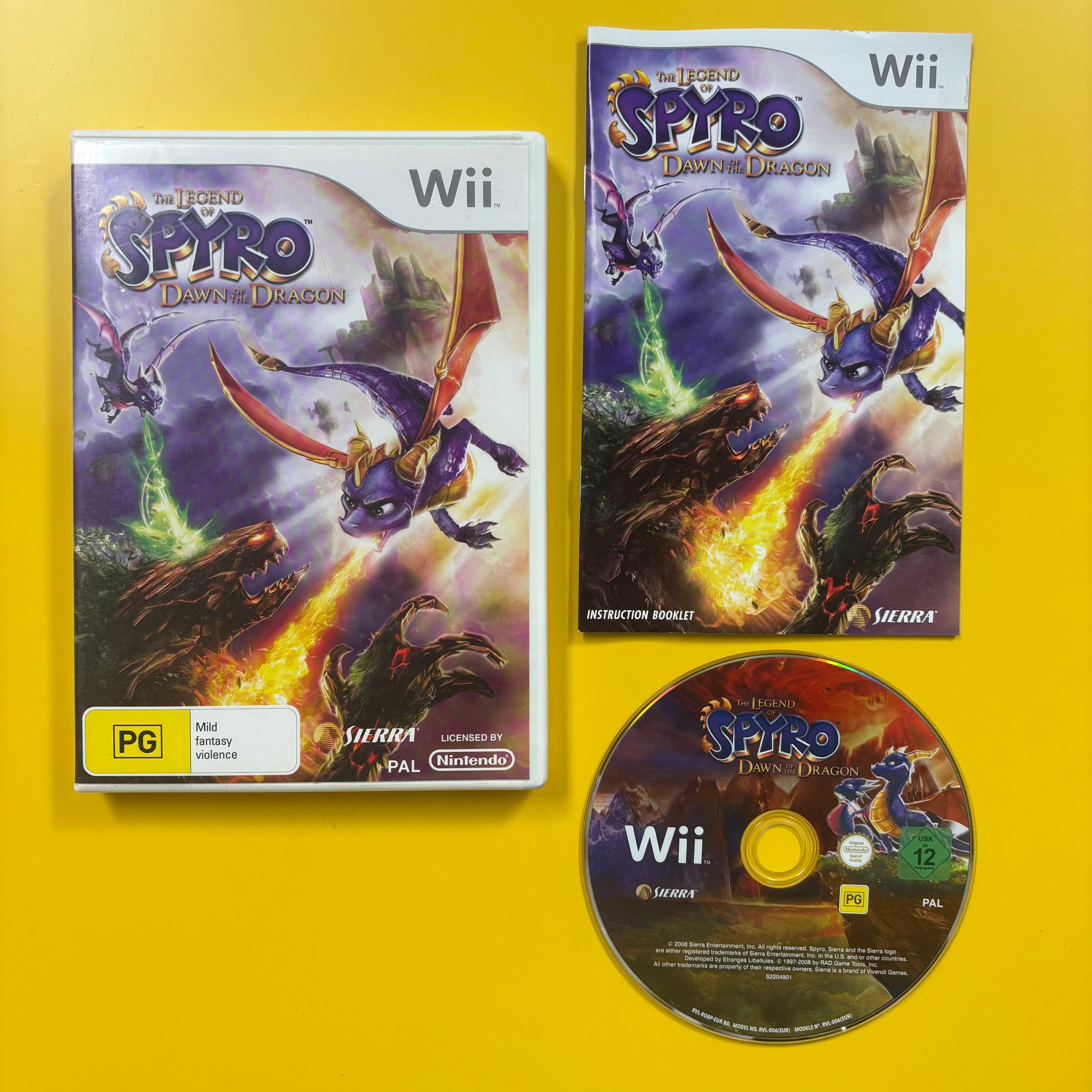 Wii - The Legend of Spyro Dawn of the Dragon