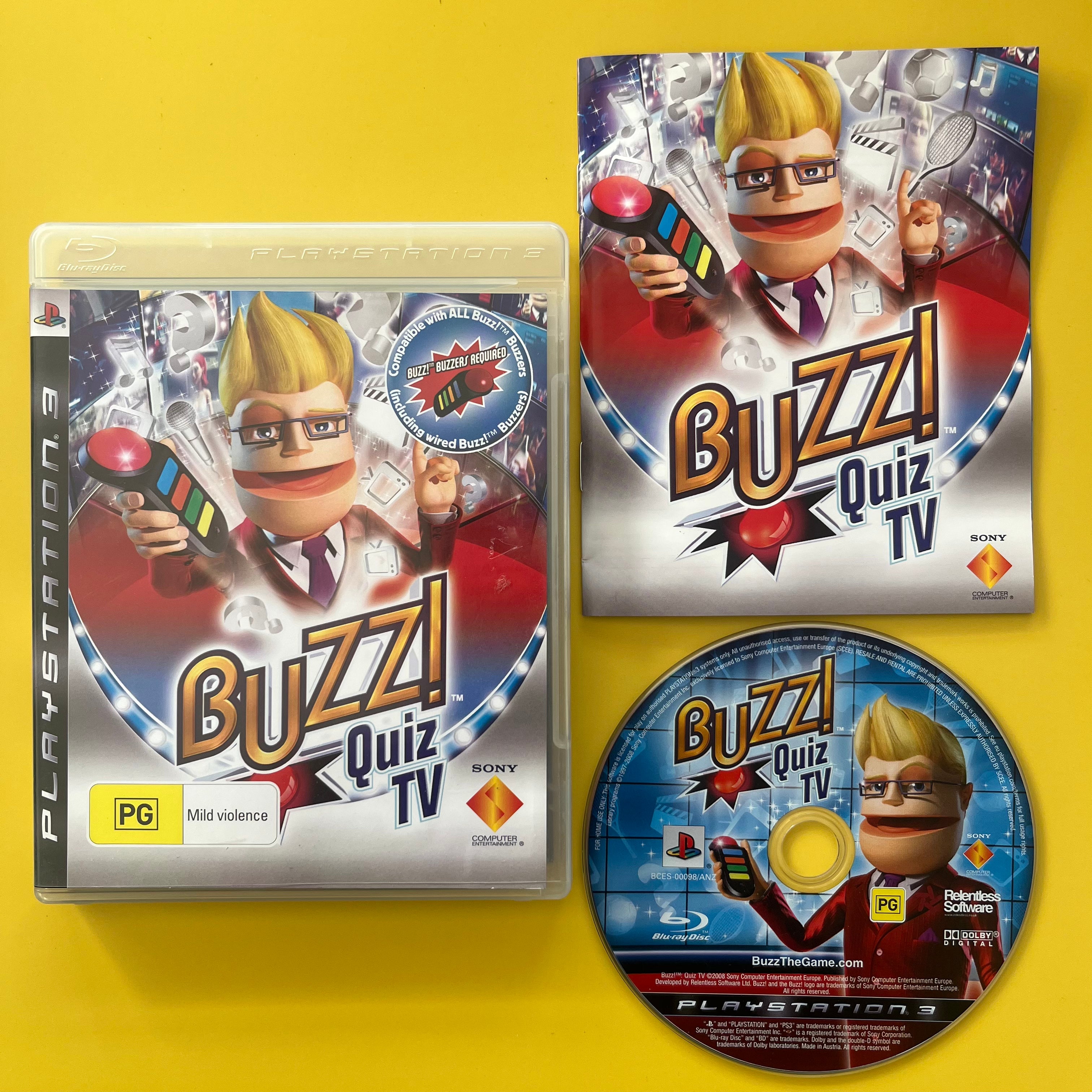 Buy PS3 - Buzz! Quiz TV Online in Australia