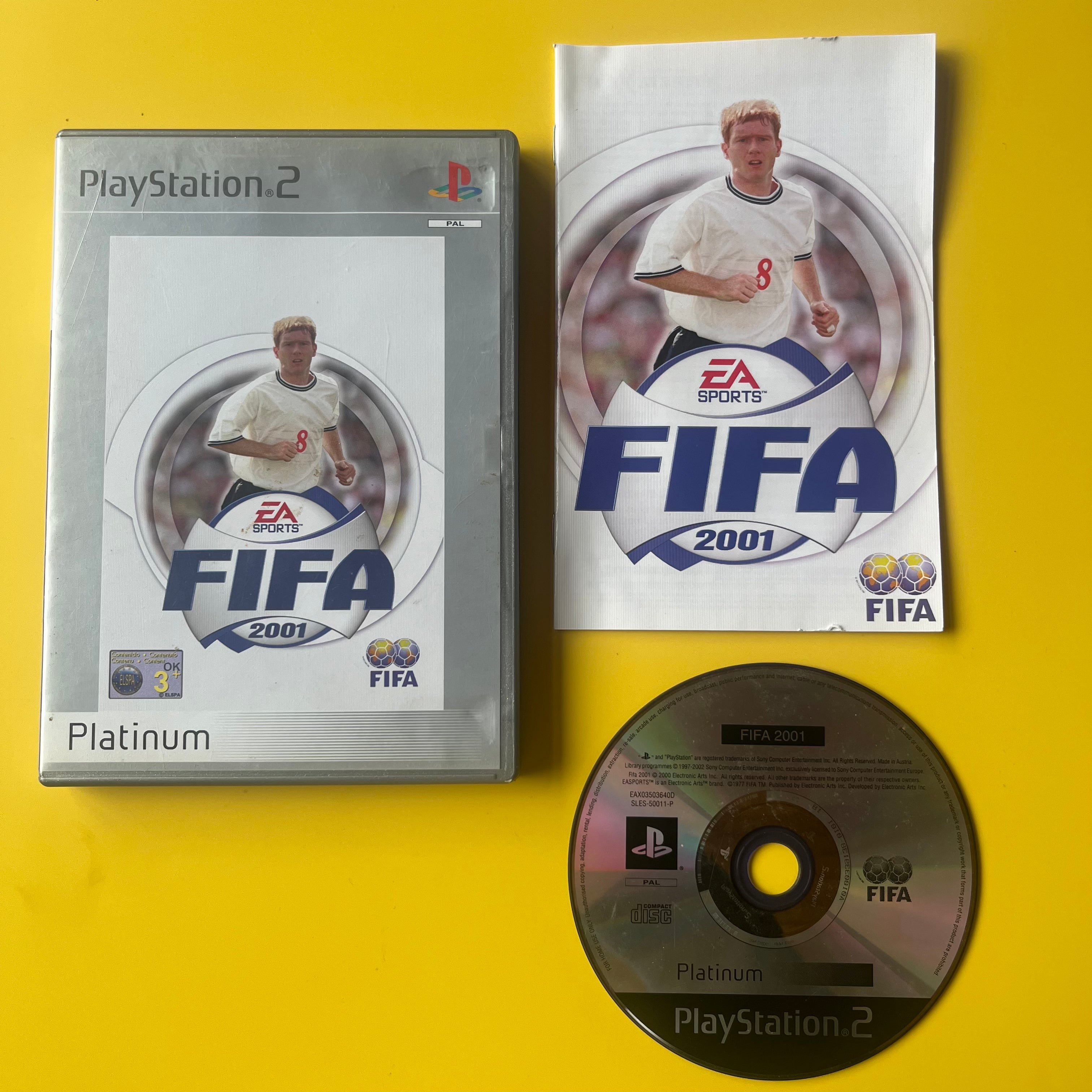 PS2 - FIFA 2001 - Platinum