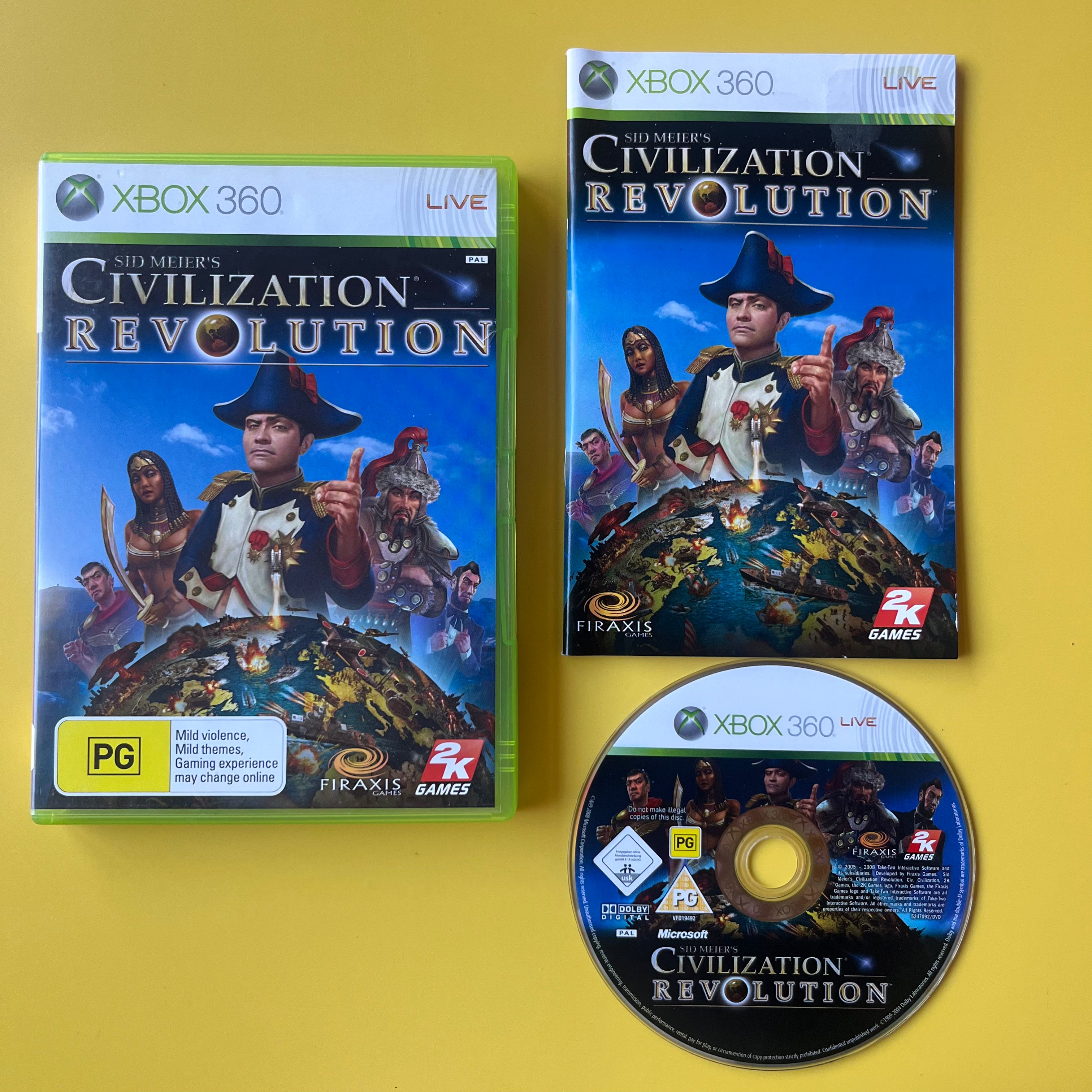 Buy Xbox 360 Sid Meier's Civilisation Revolution Online in