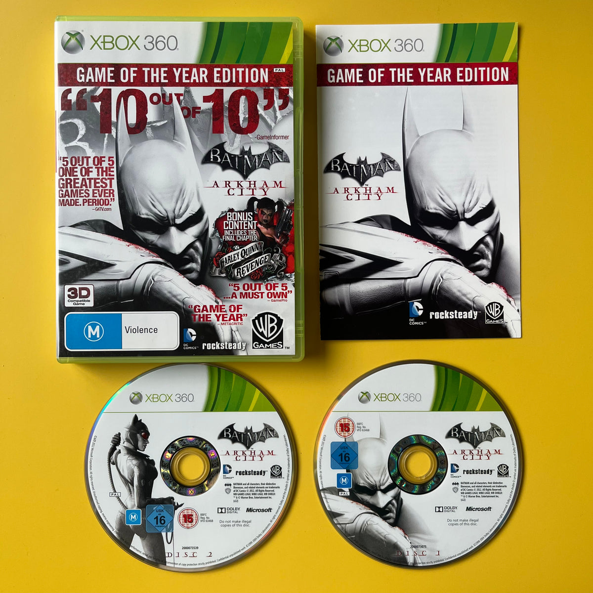 Batman arkham city game of shop the year edition xbox 360