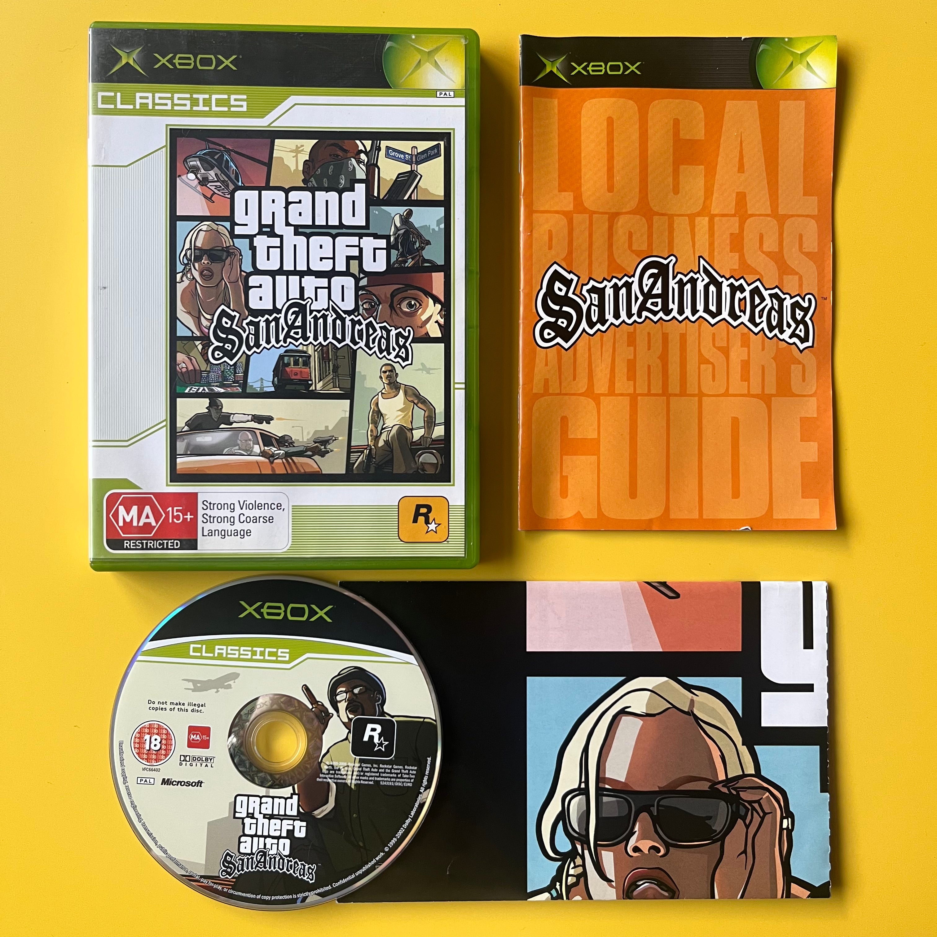 San discount andreas xbox
