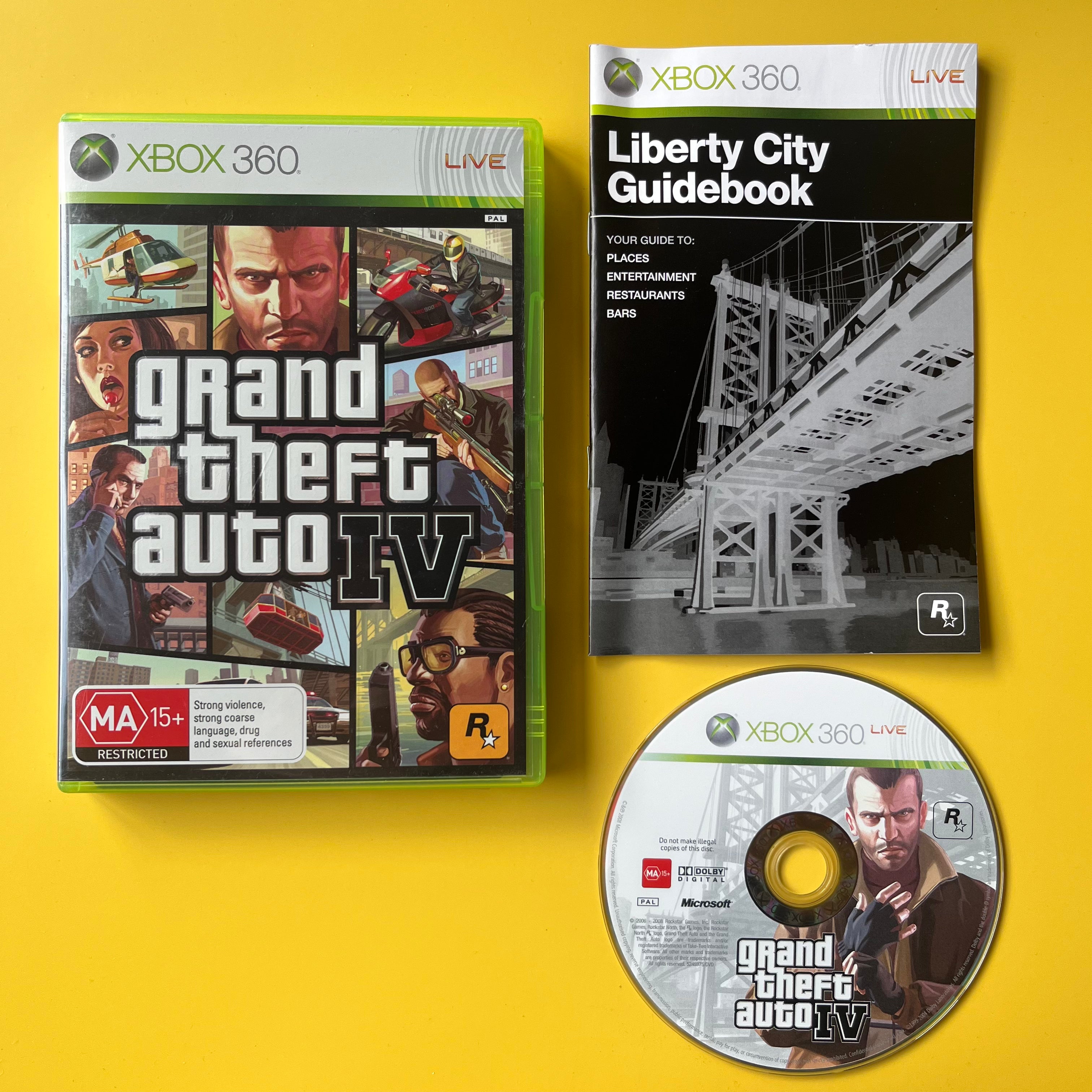 Buy Xbox 360 Grand Theft Auto IV Online in Australia Xbox 360 Grand Theft Auto IV for Sale