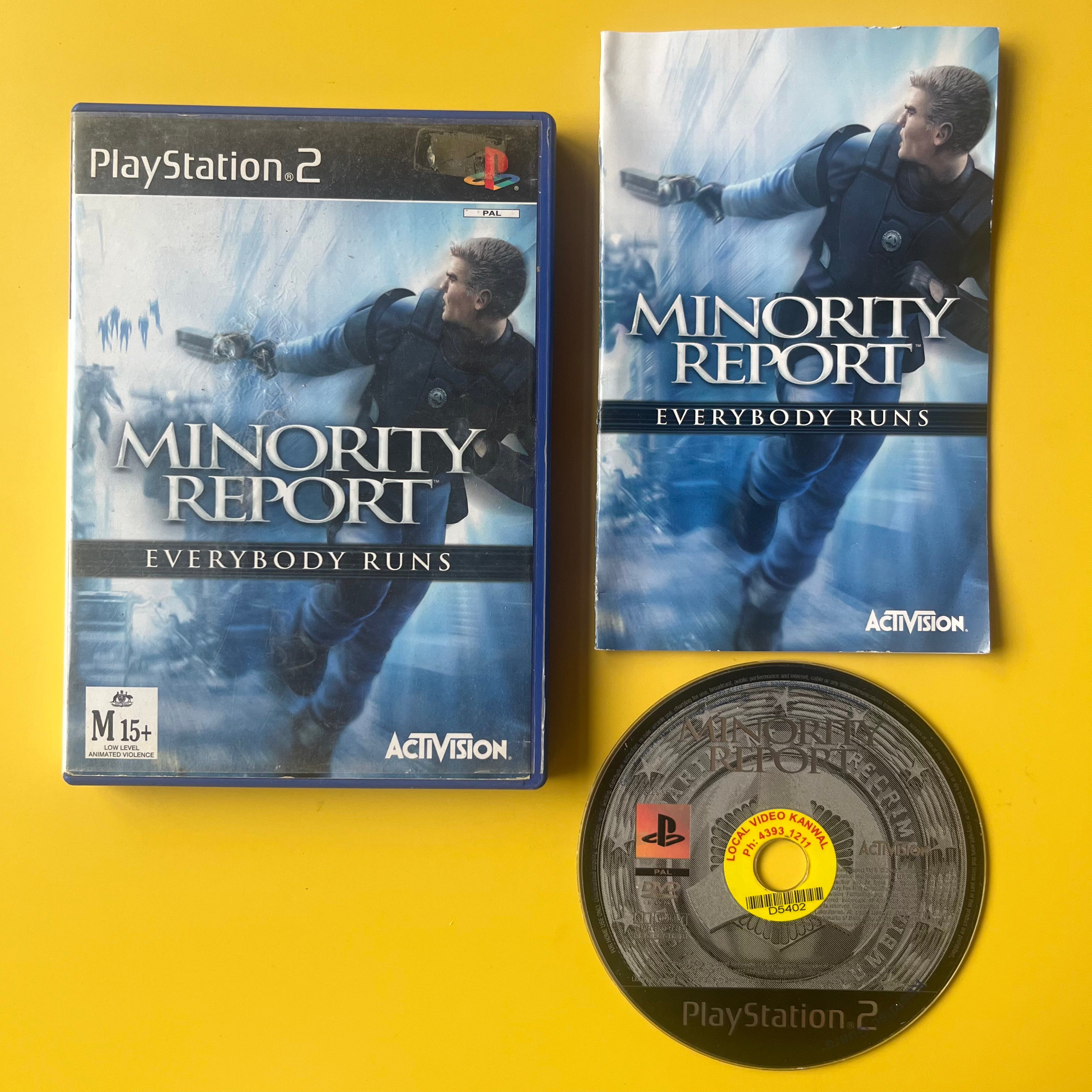 PS2 - Minority Report Everybody Runs