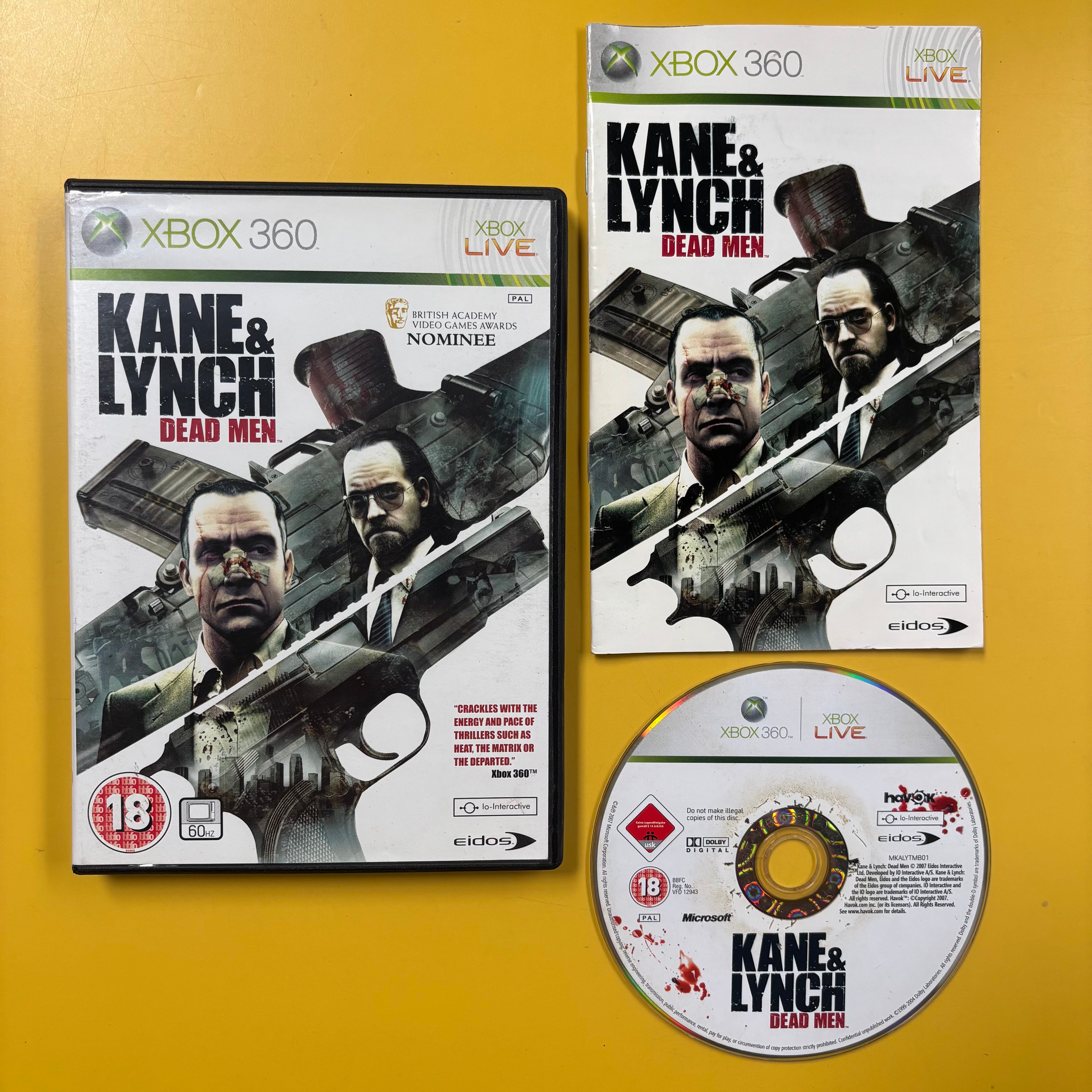 Xbox 360 - Kane &amp; Lynch: Dead Men