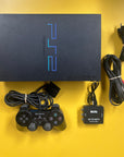 PS2 - Console - Fat - Black + HDMI Conveter
