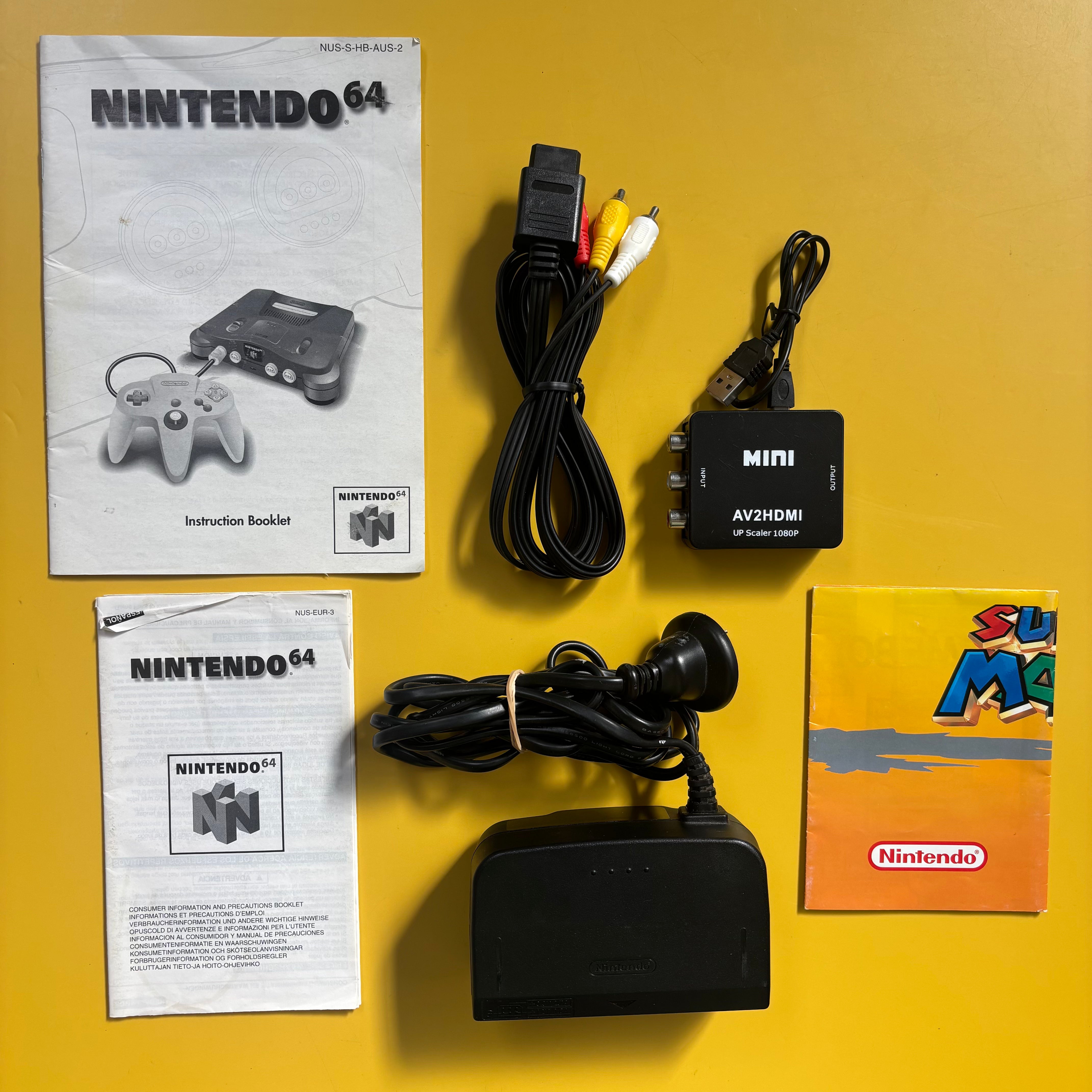 Nintendo 64 - Console - Twin Controller Pack + HDMI