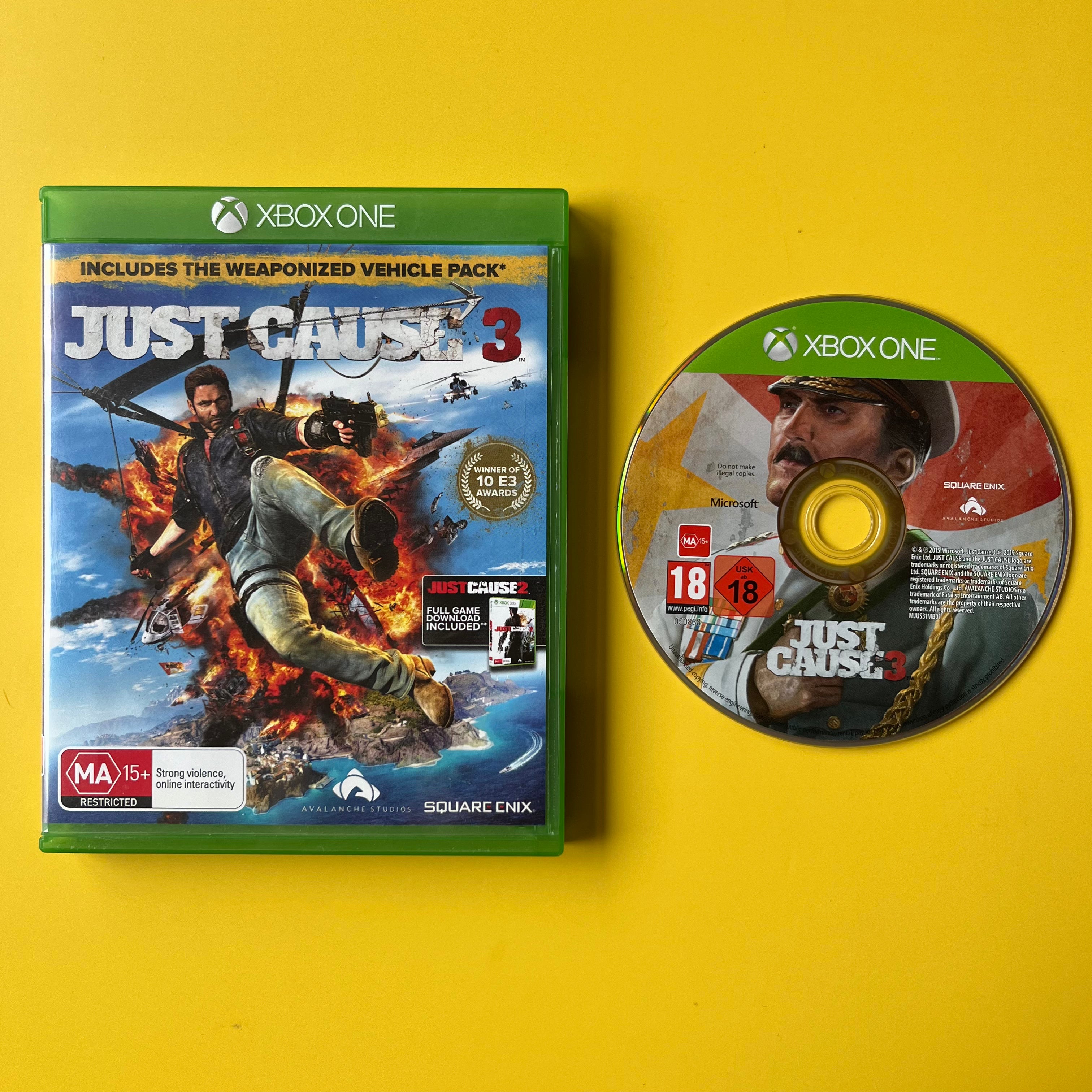 Jeu Just Cause 3 Pour Xbox One - Version PAL Française Avec Notice | Jeu D'action-aventure D'occasion