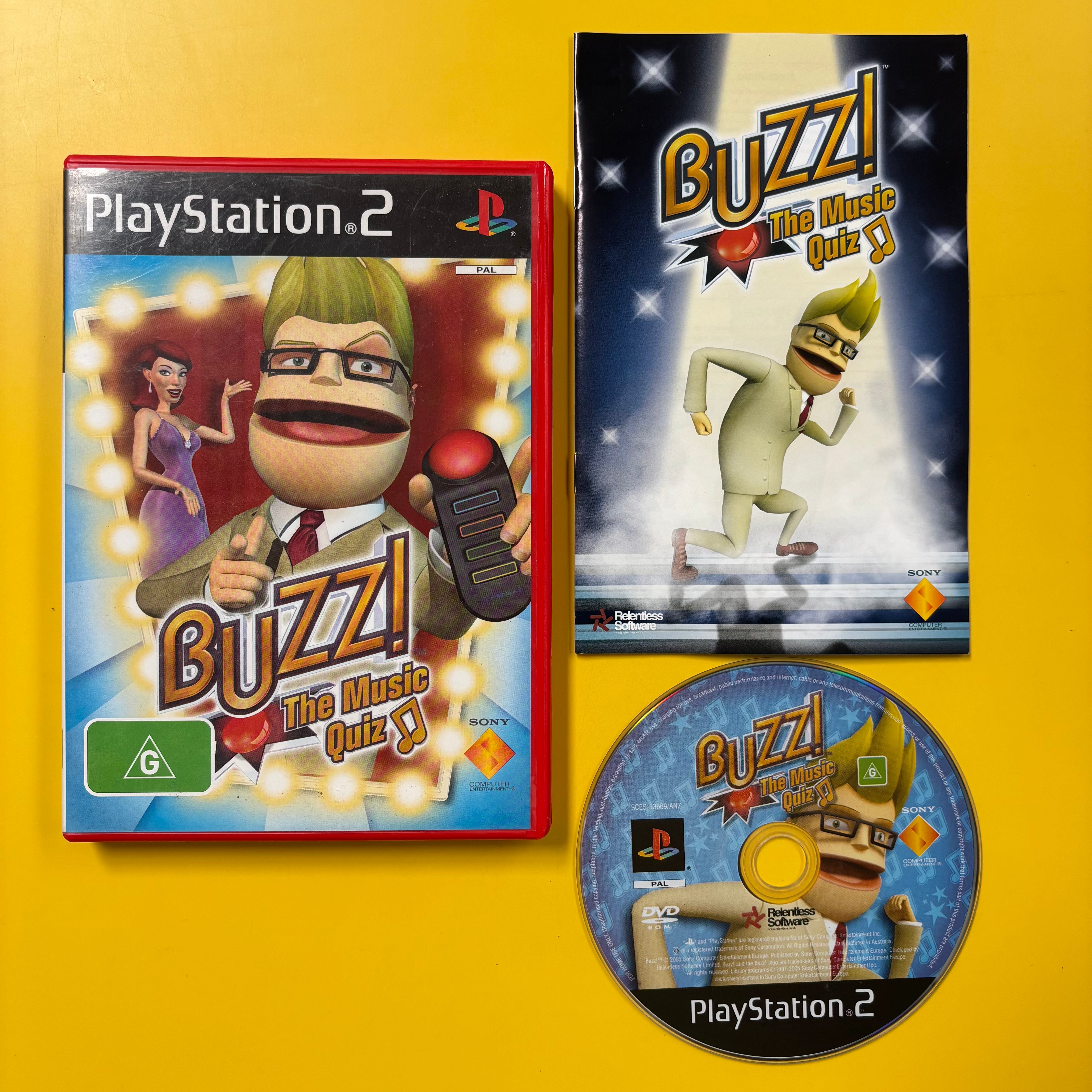 PS2 - Buzz! The Music Quiz