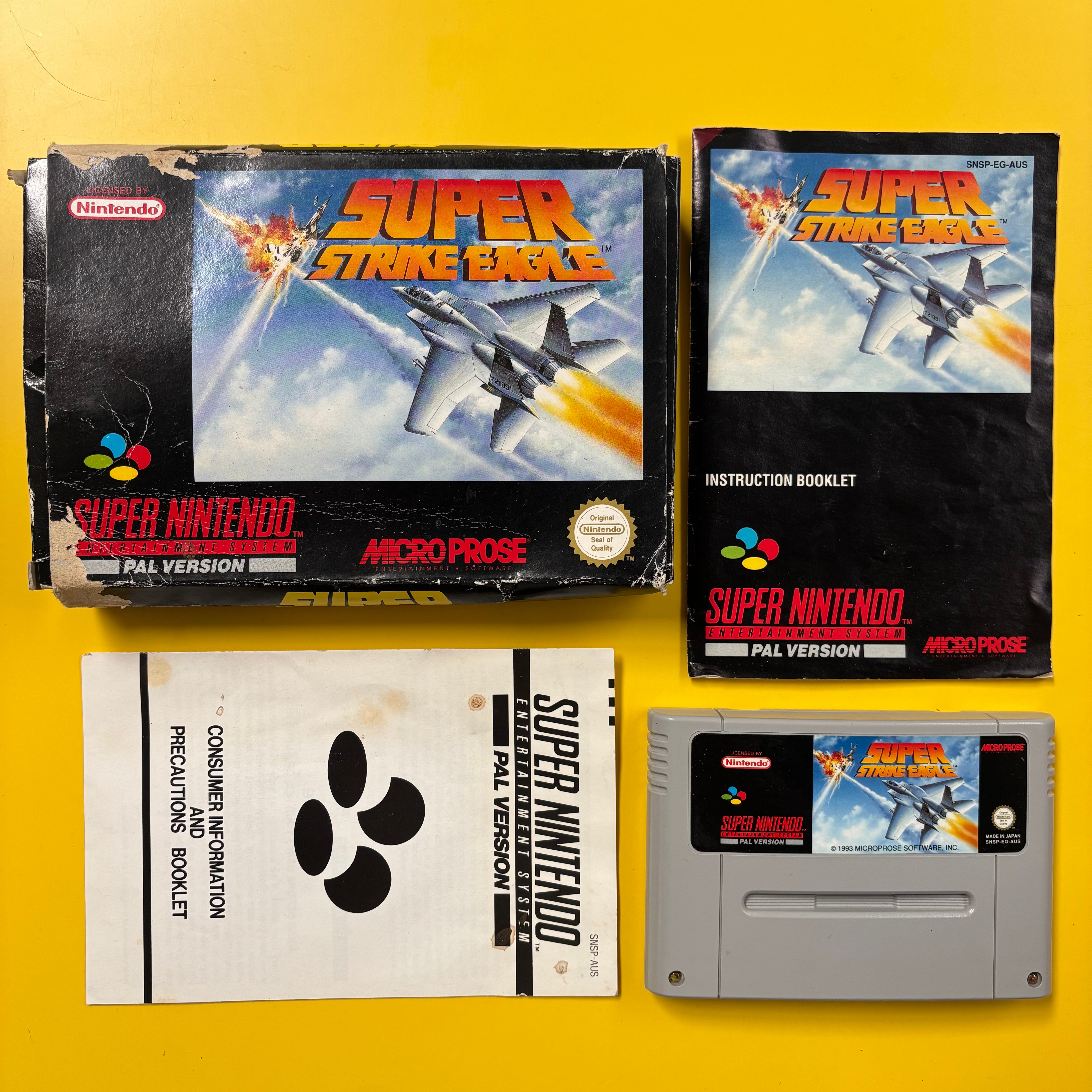 SNES - Super Strike Eagle