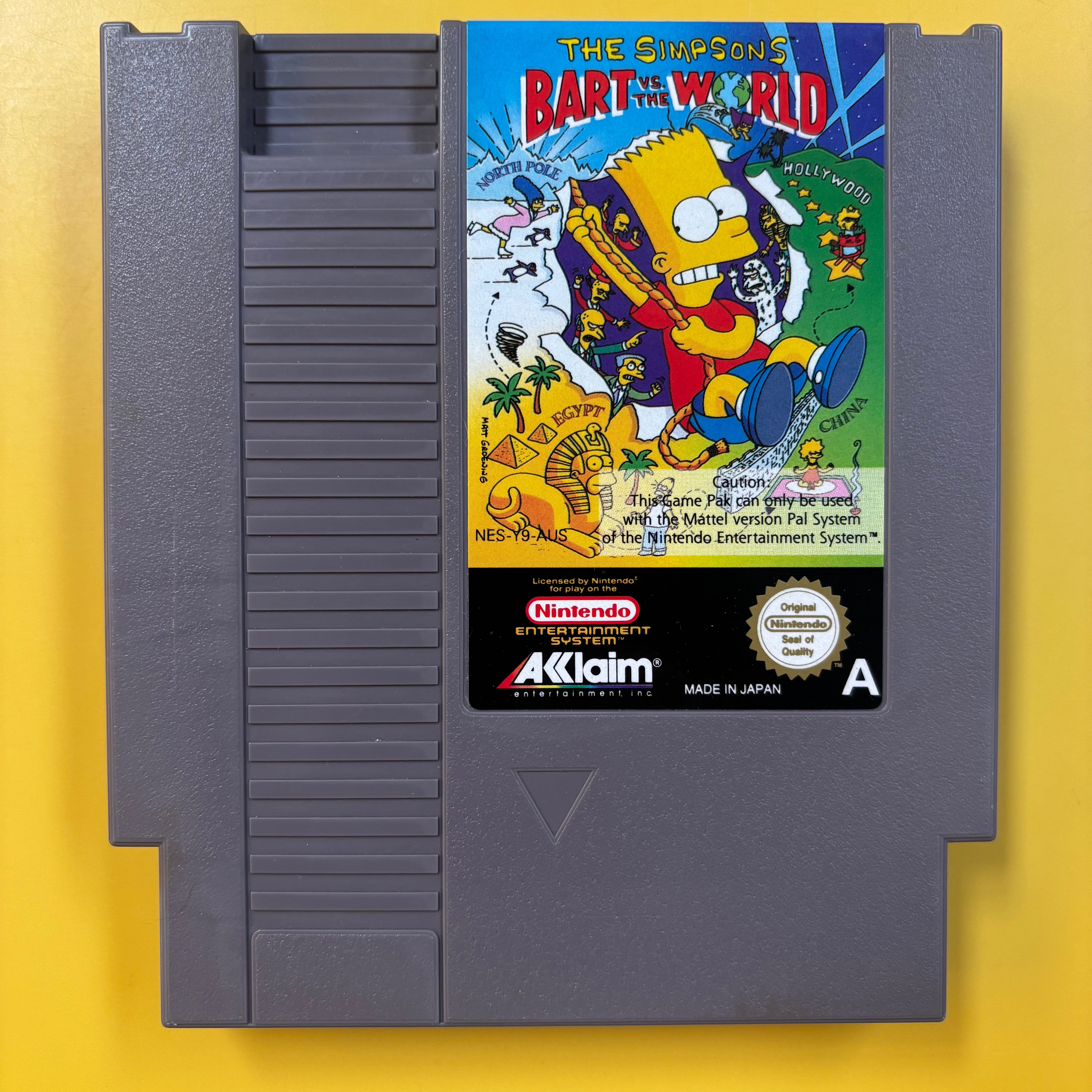 NES - The Simpsons: Bart vs The World