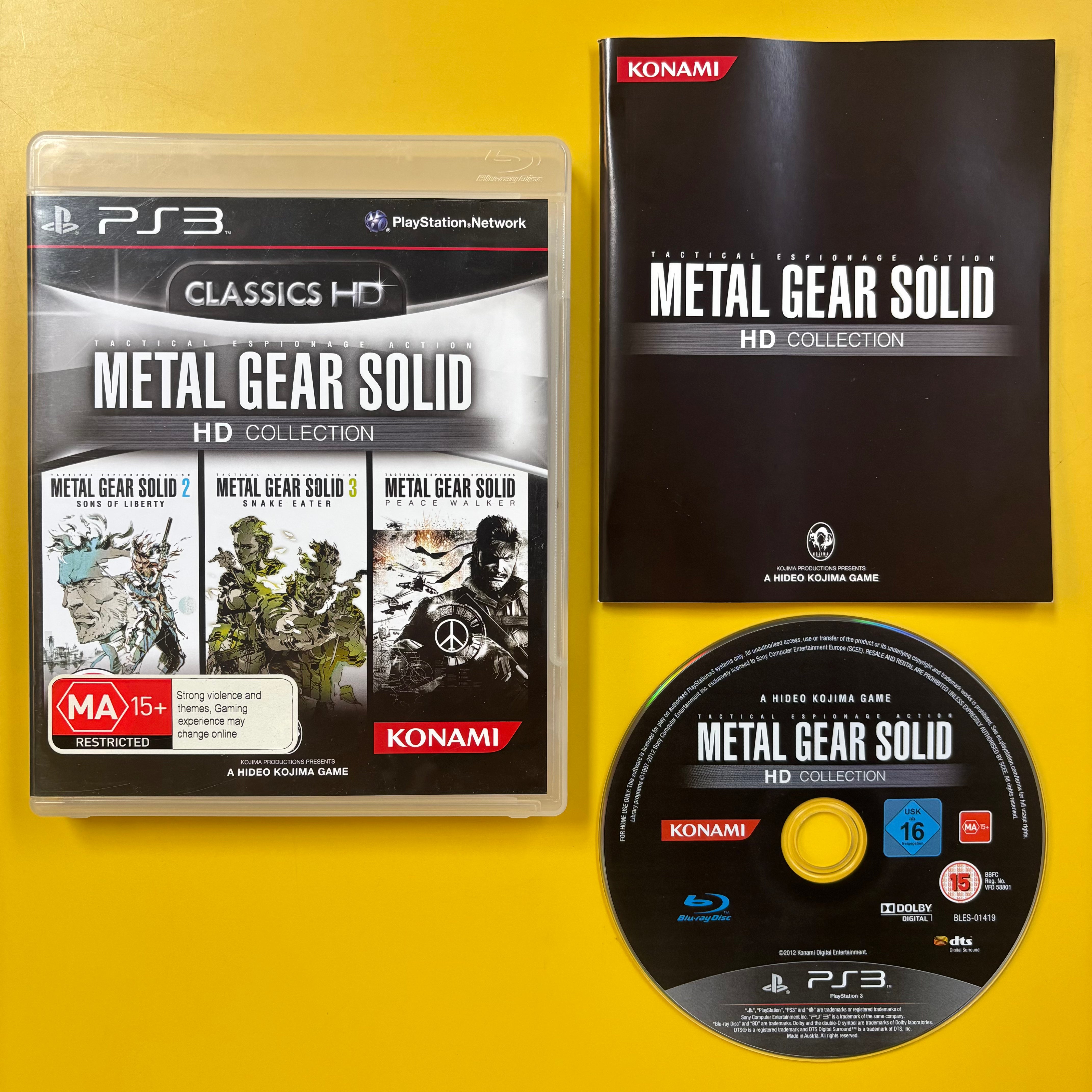 PS3 - Metal Gear Solid HD Collection