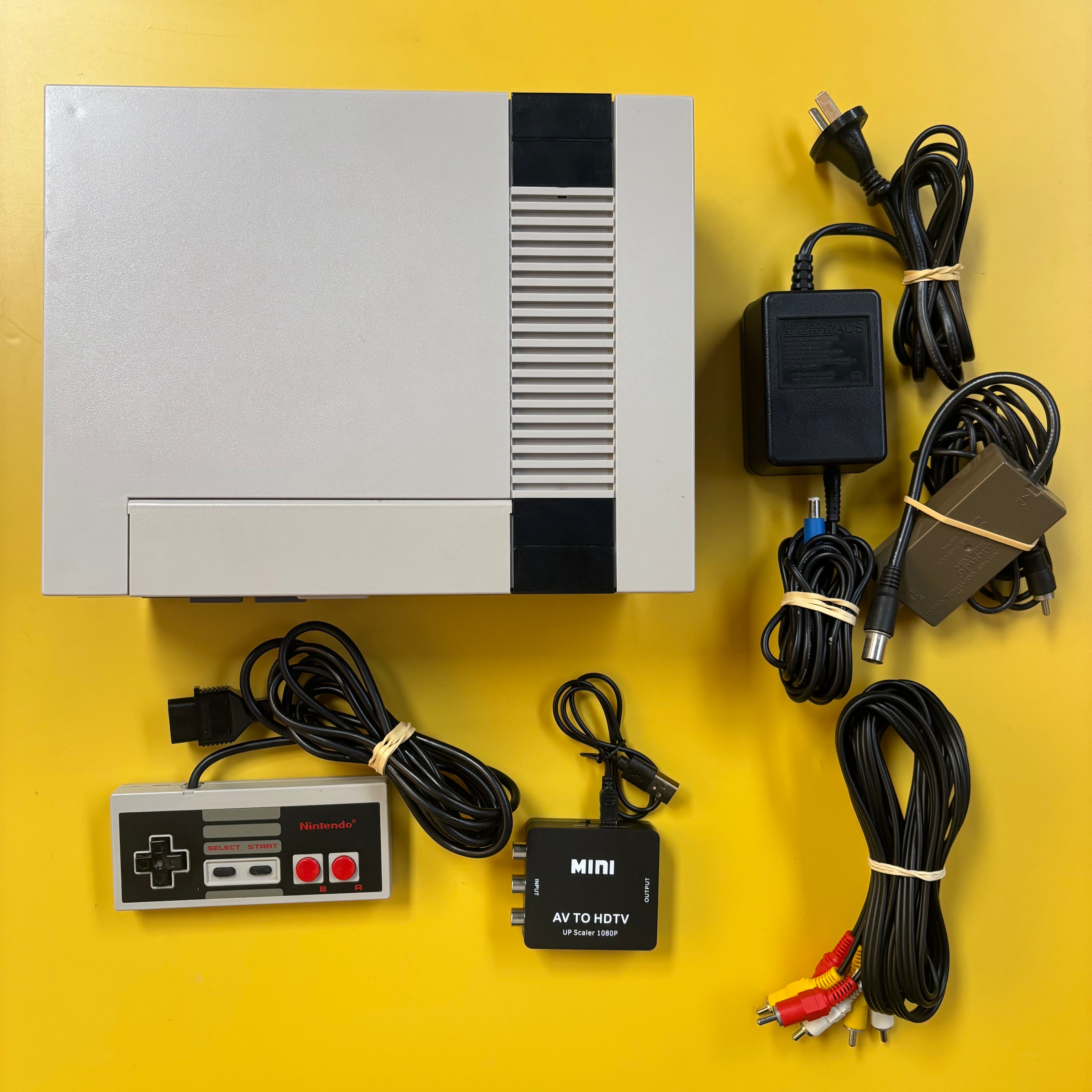 NES - REGION FREE + New 72 Pin + HDMI Converter