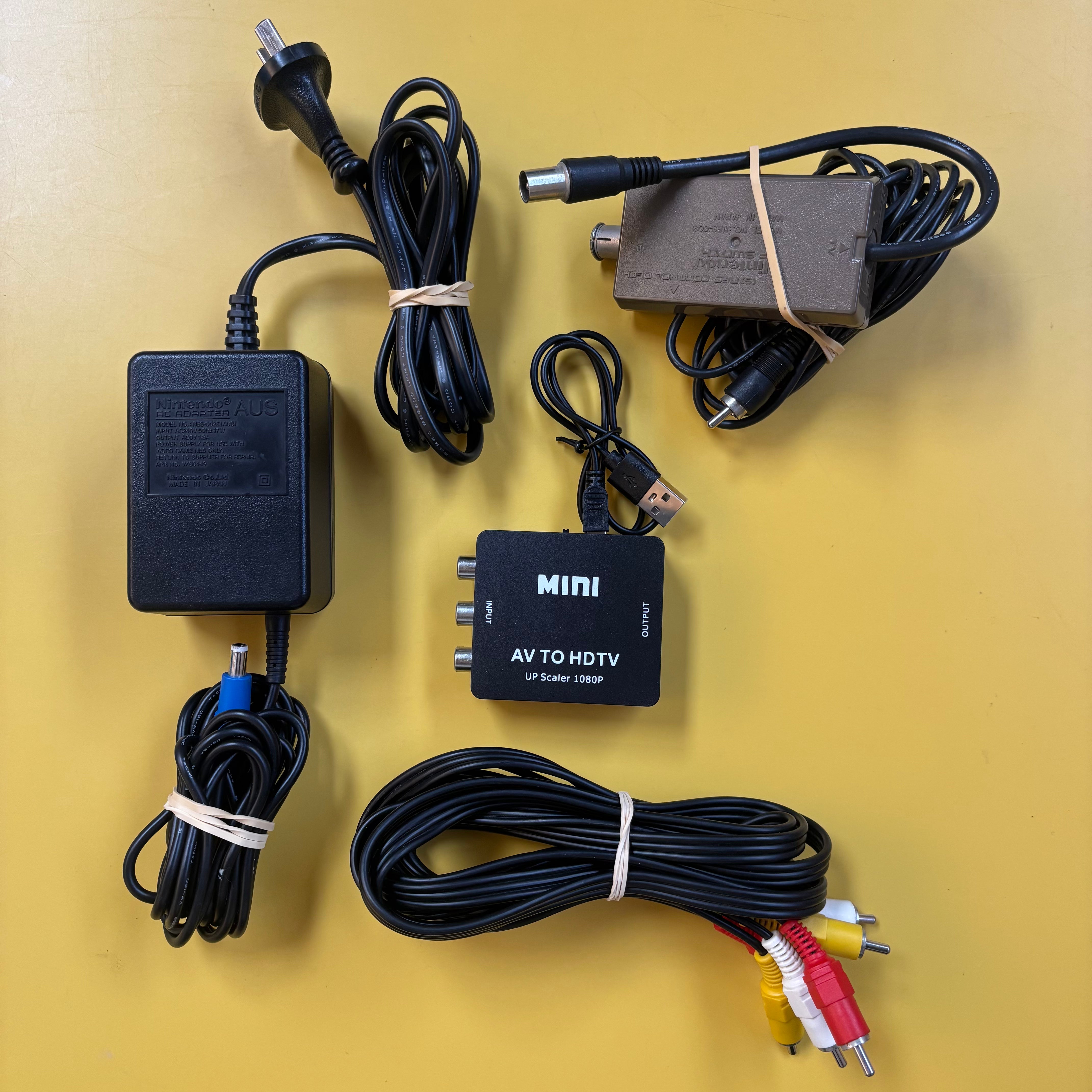 NES - REGION FREE + New 72 Pin + HDMI Converter