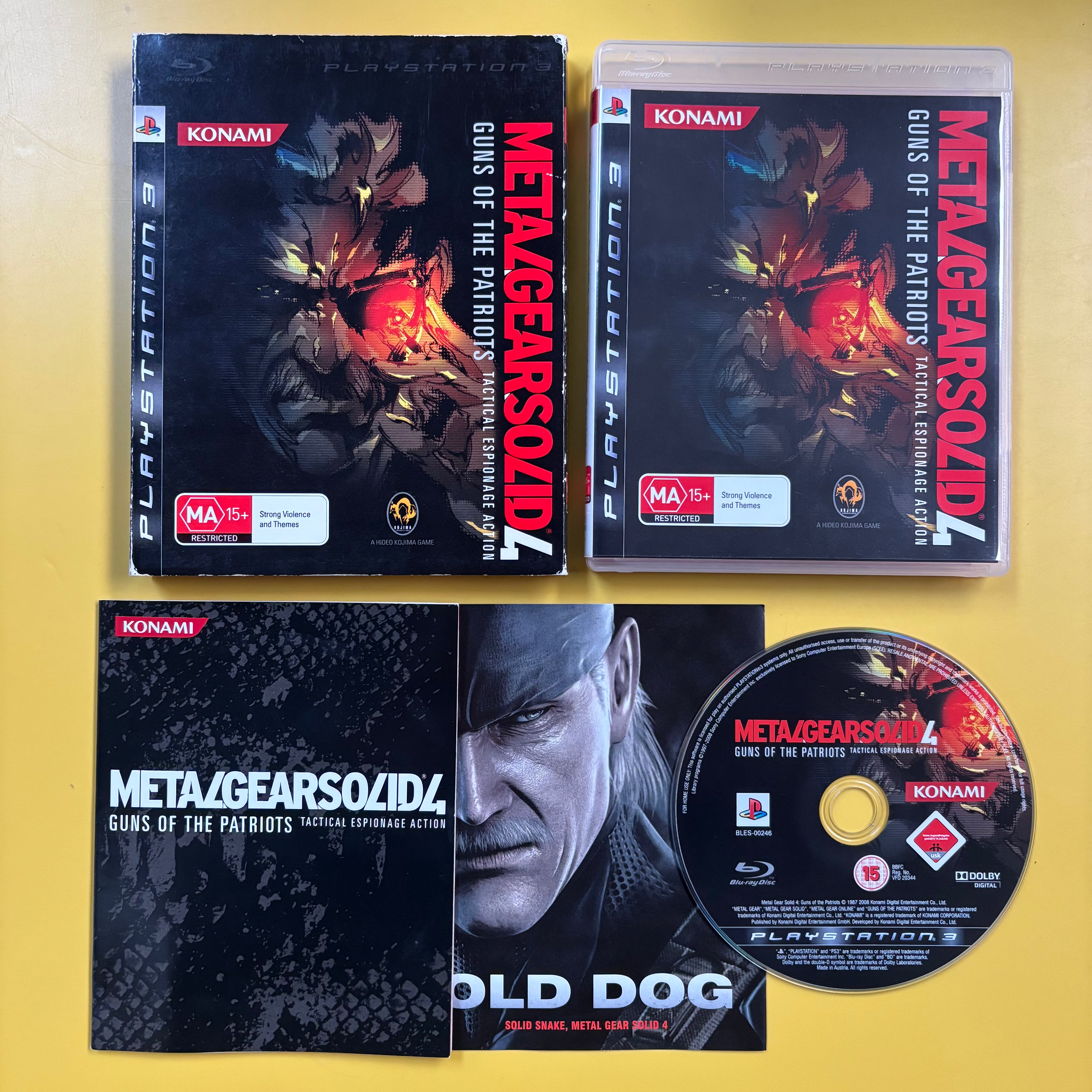 PS3 - Medal Gear Solid 4: Guns of the Patriots