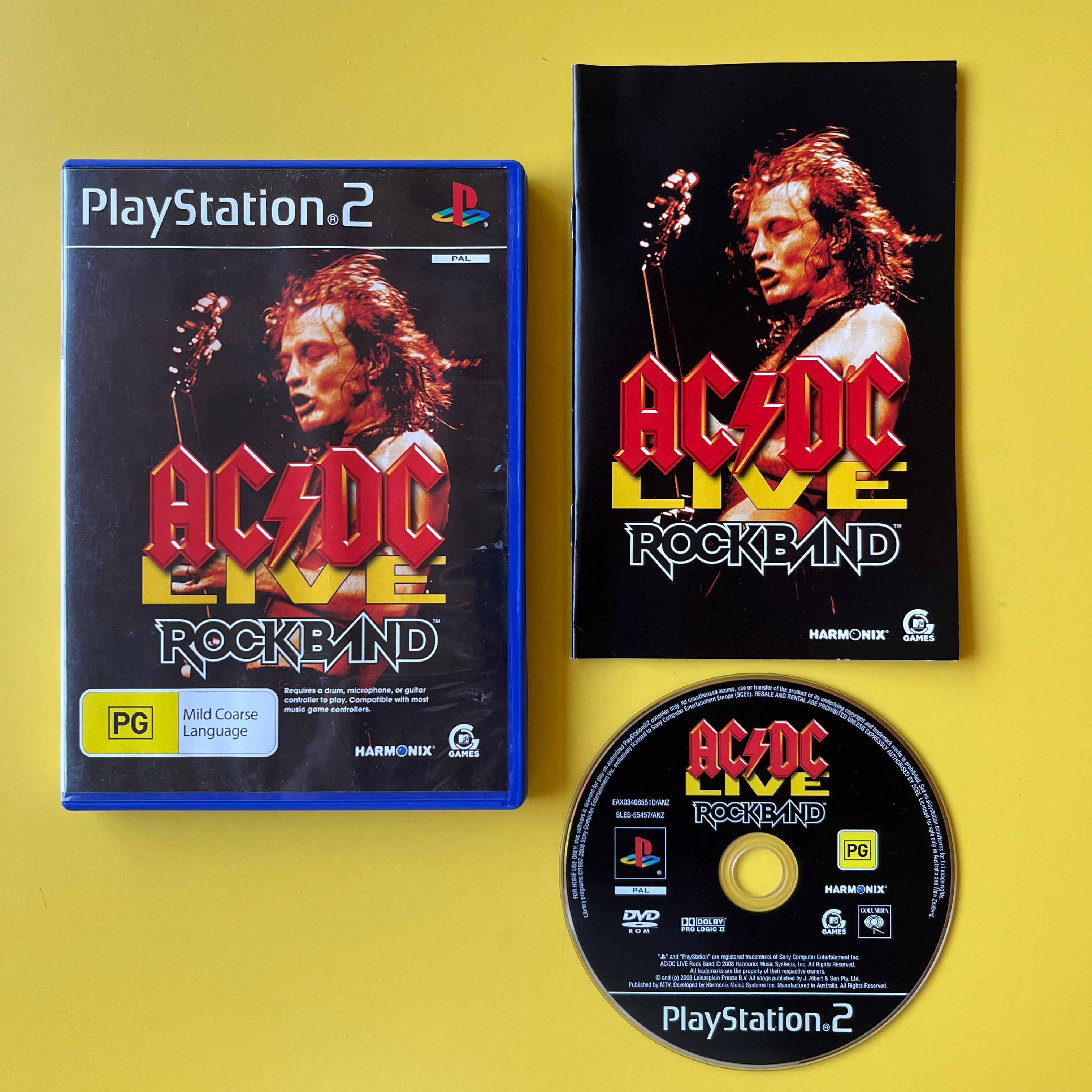 Buy PS2 - AC/DC Live - Rock Band Online in Australia | PS2 - AC/DC Live ...