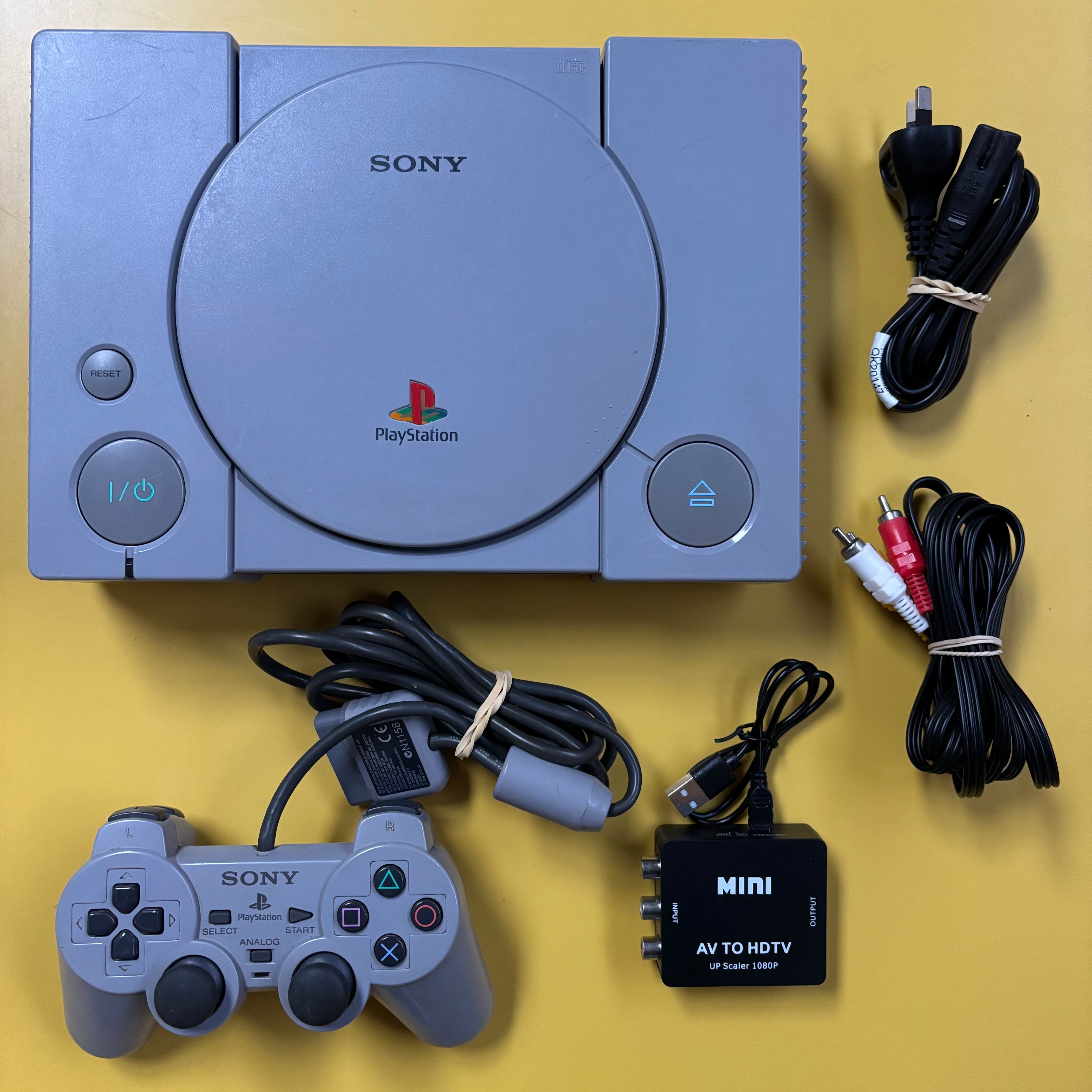 PS1 - Console + HDMI Converter