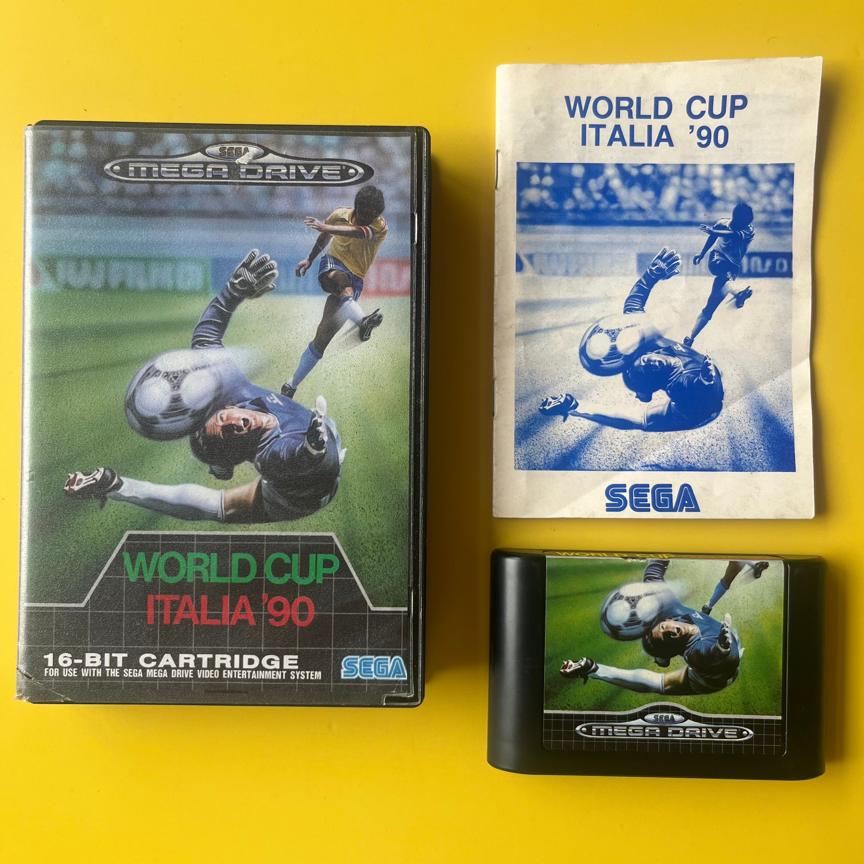 SEGA Master System – World Cup Italia 90 (PAL) – Jeu Complet Boîte