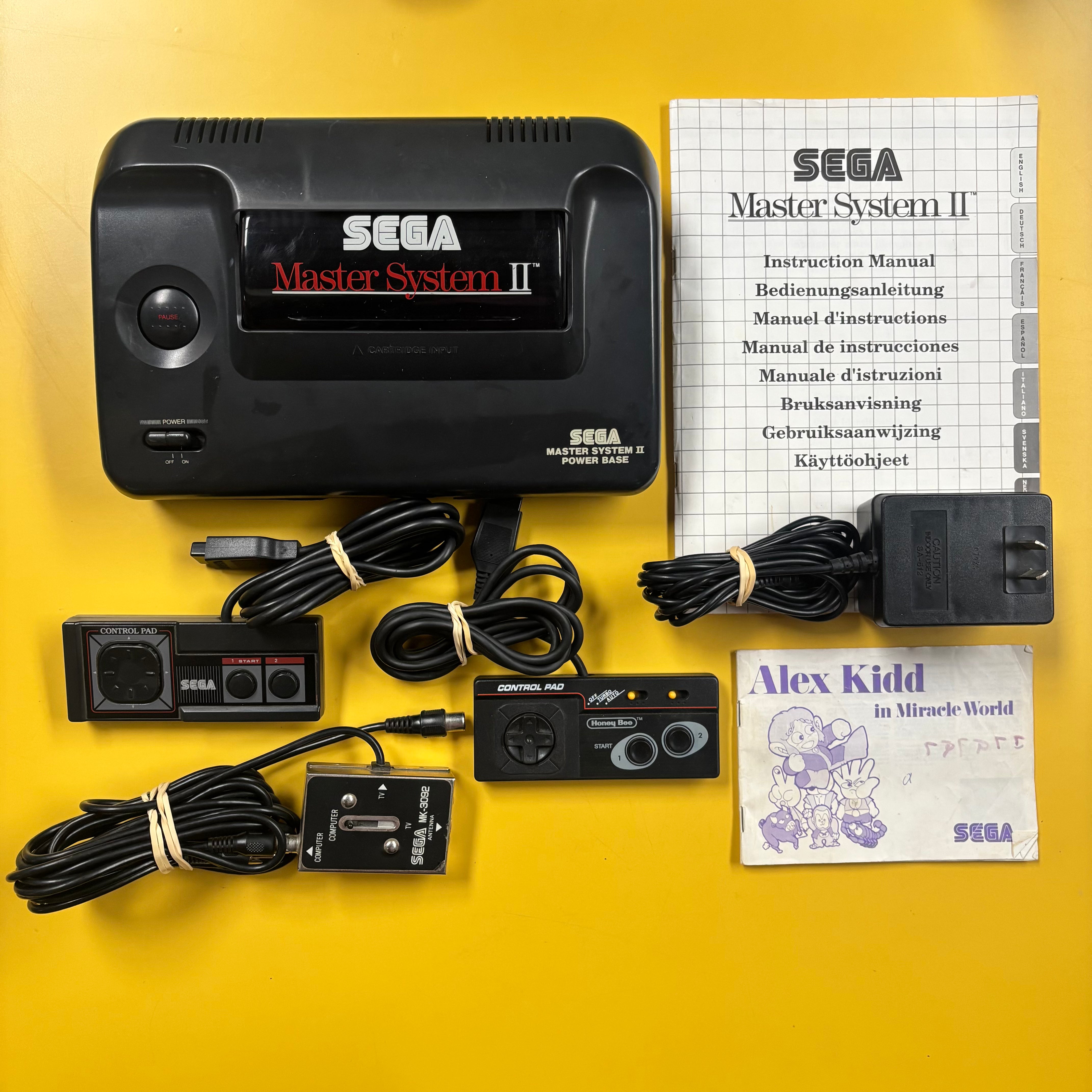 Sega Master System - SMS II - Console + Alex Kidd