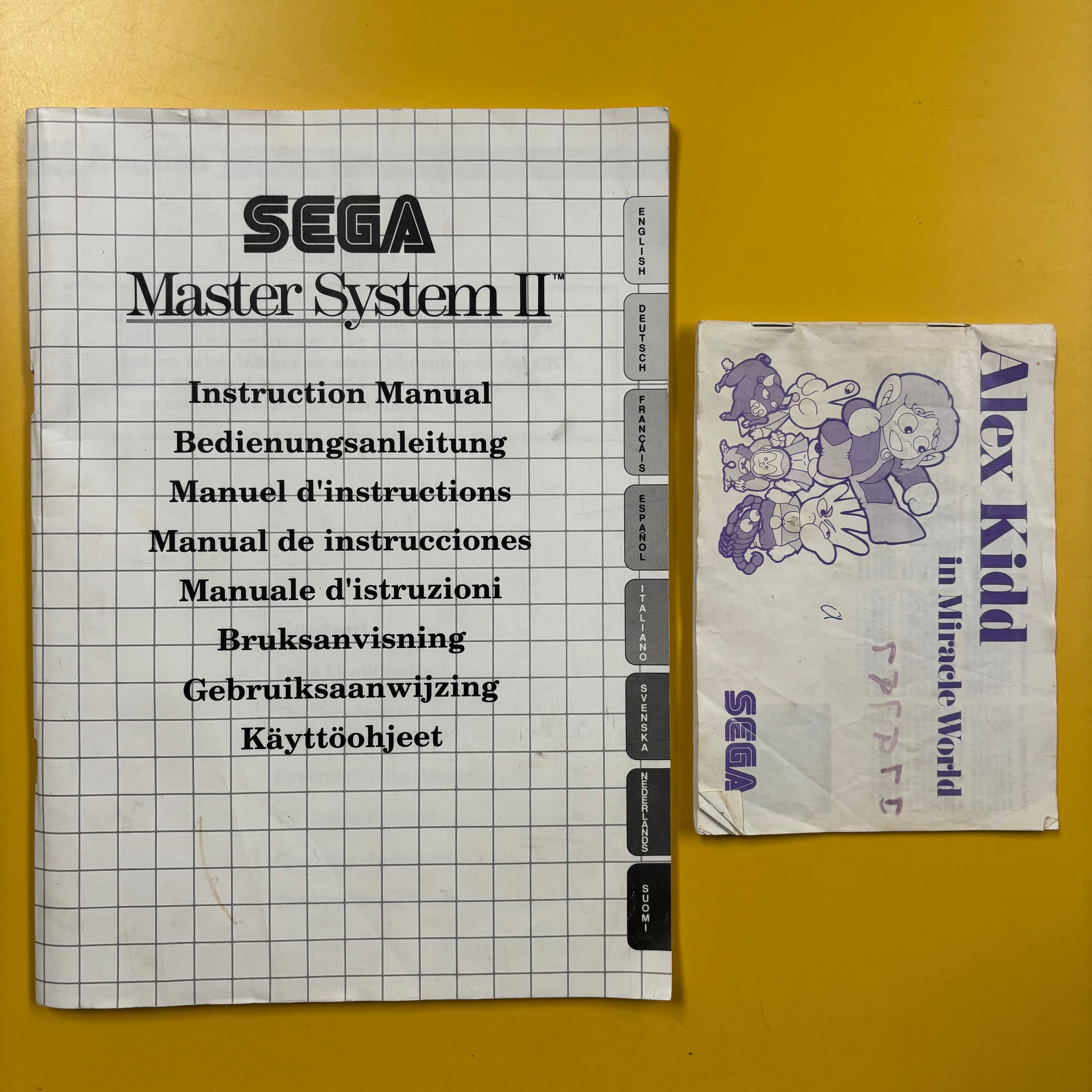 Sega Master System - SMS II - Console + Alex Kidd